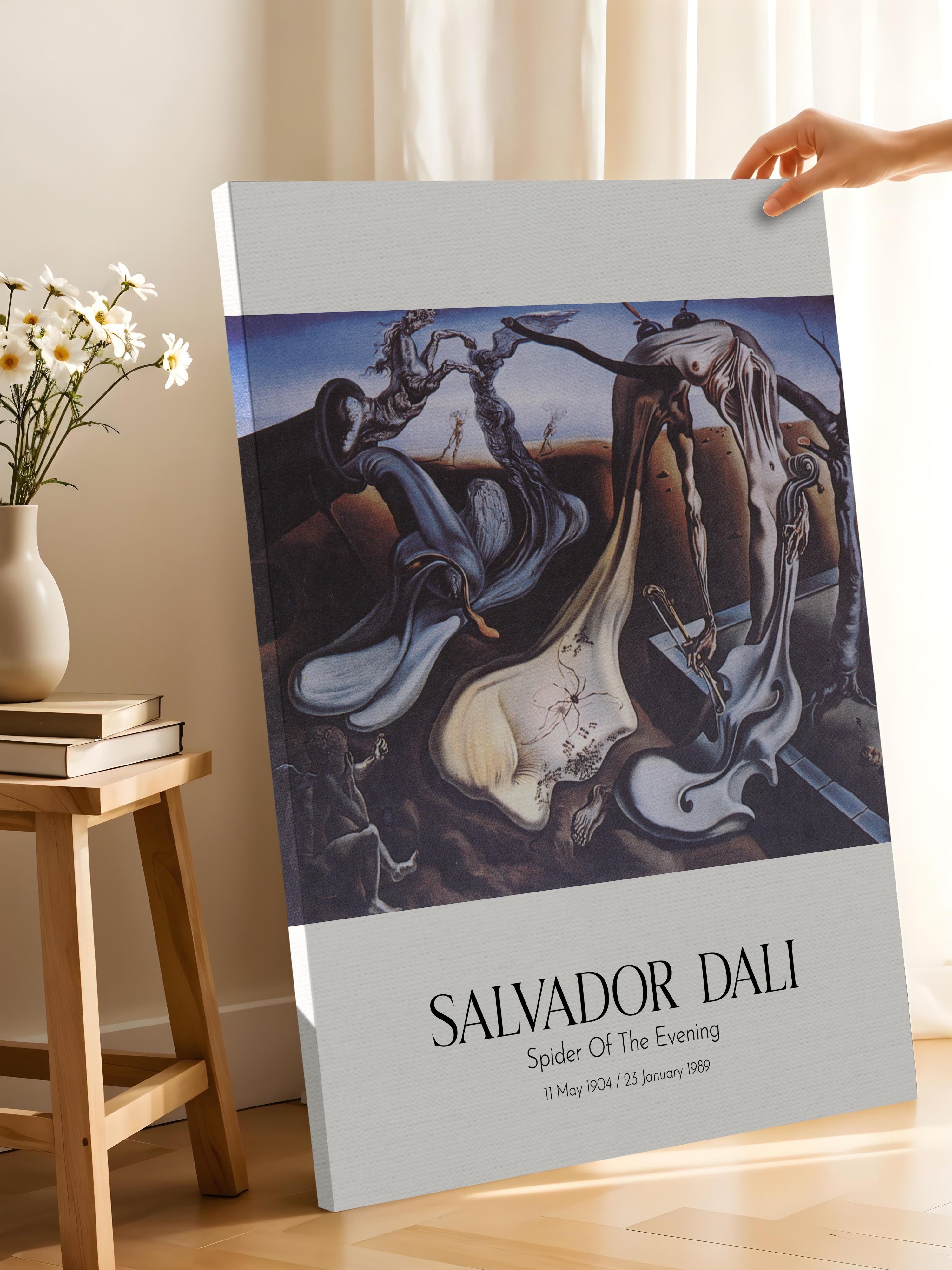 Salvador Dali - Spider Of The Evening, Kanvas Tablo, Sanat Serisi NO:112501