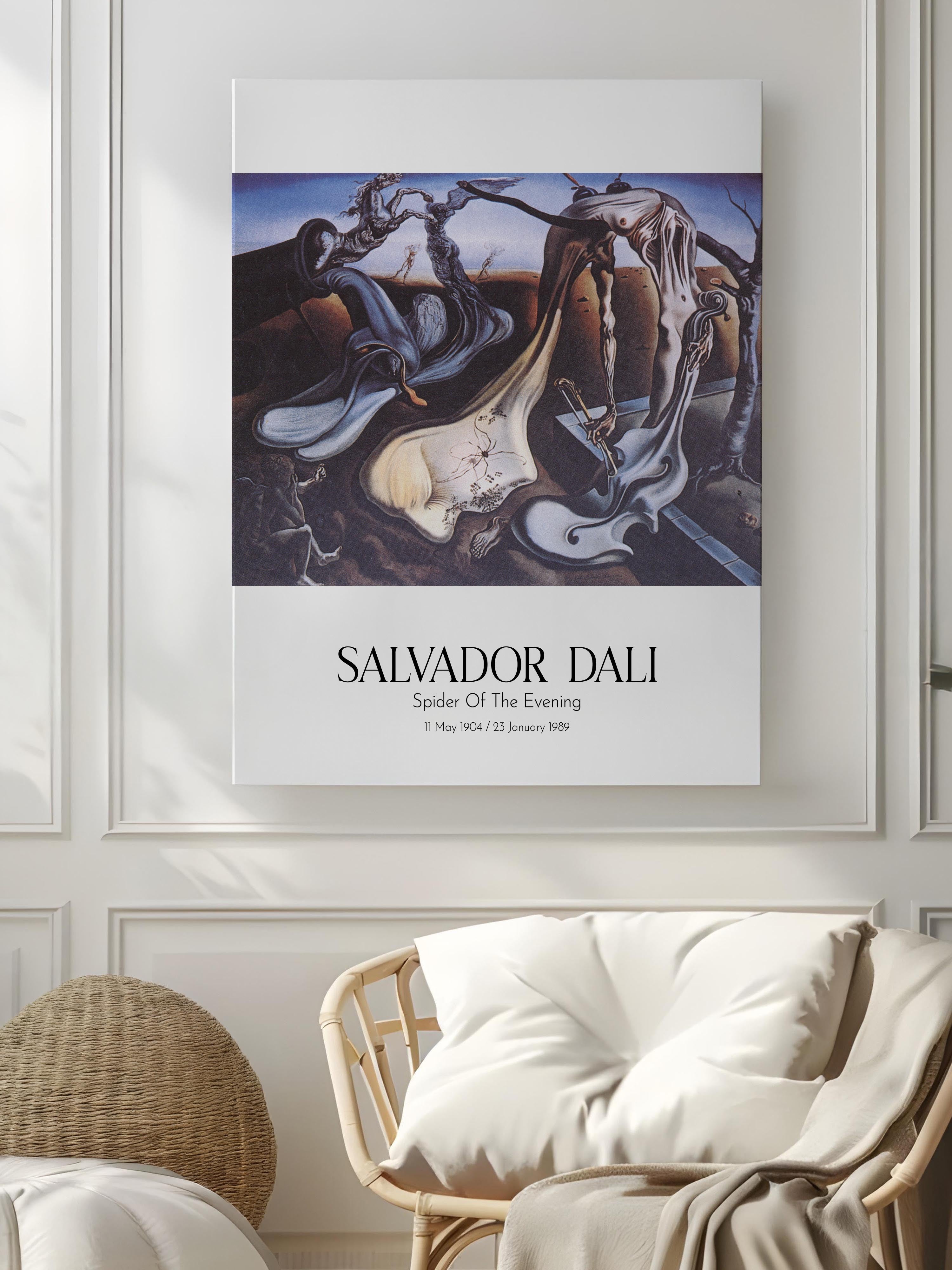 Salvador Dali - Spider Of The Evening, Kanvas Tablo, Sanat Serisi NO:112501