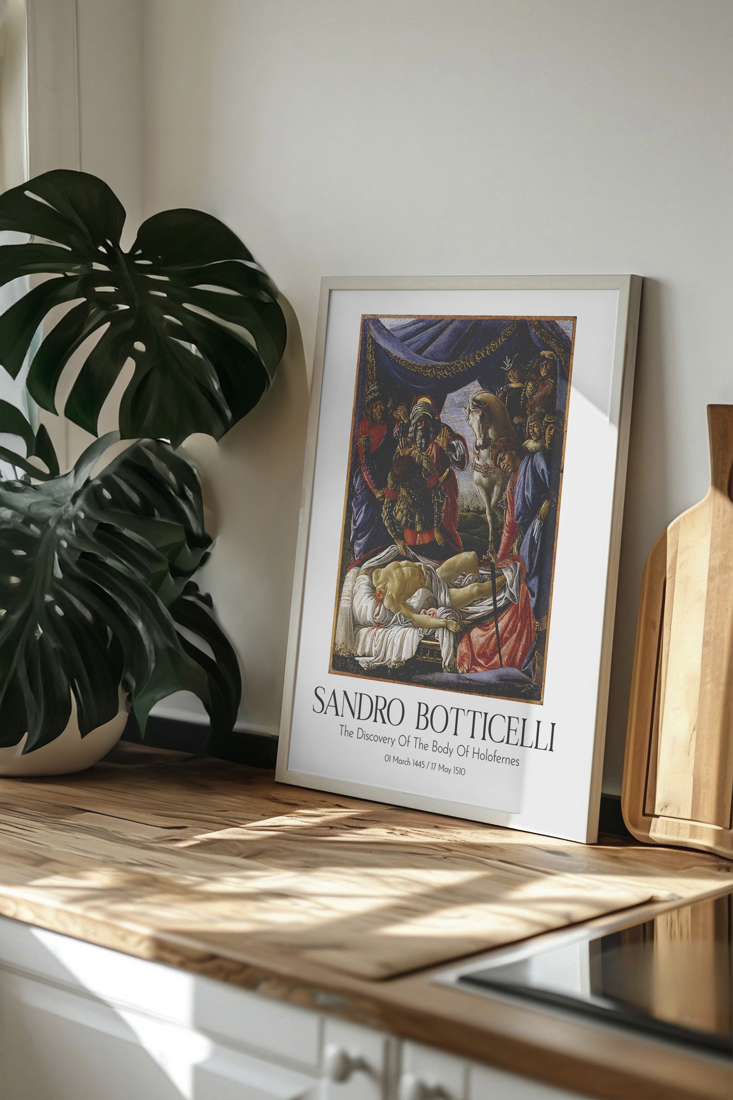 Sandro Botticelli, Beyaz Çerçeveli Tablo, Sanat Serisi NO:110758