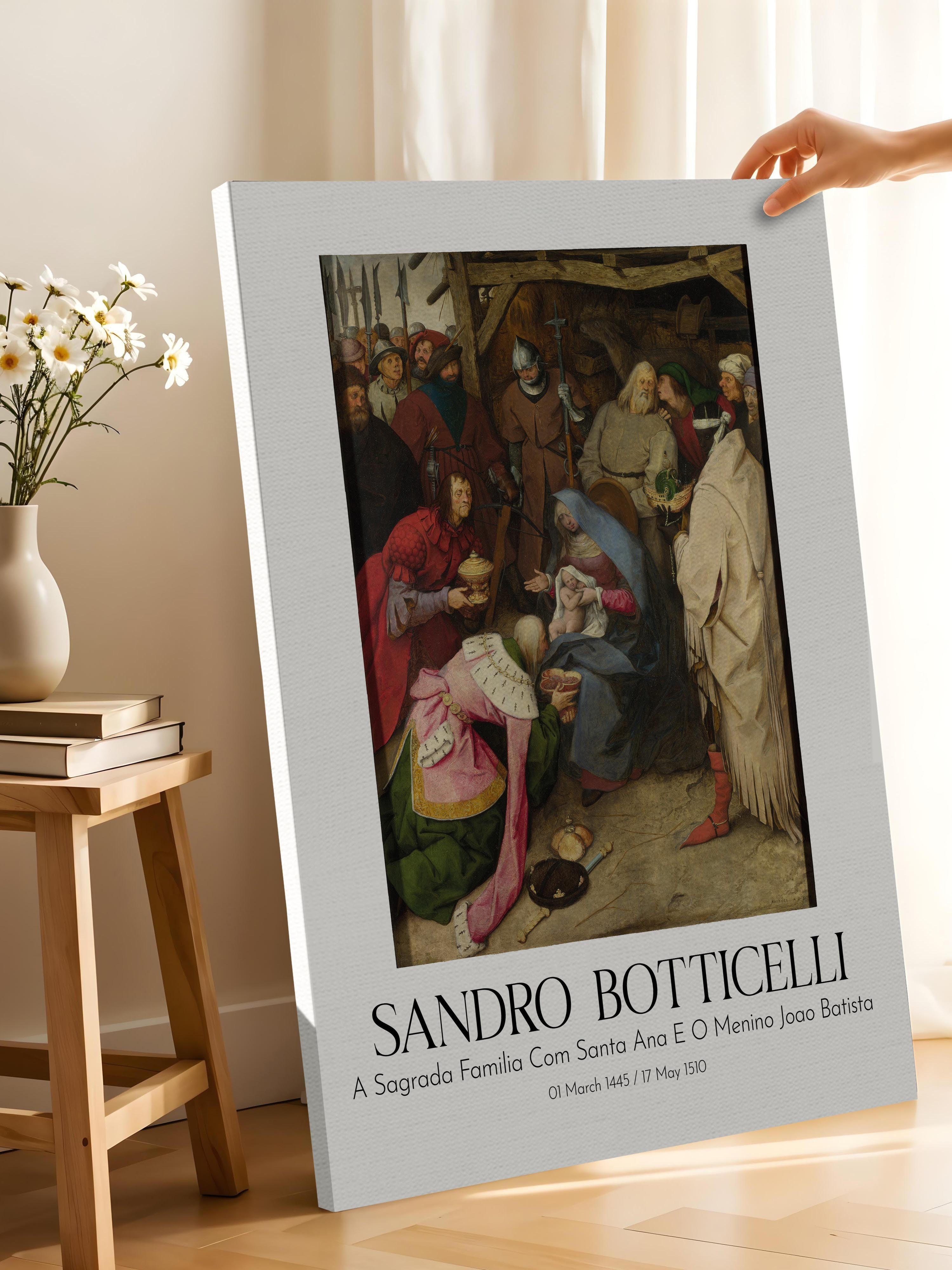 Sandro Botticelli, Kanvas Tablo, Sanat Serisi NO:110752