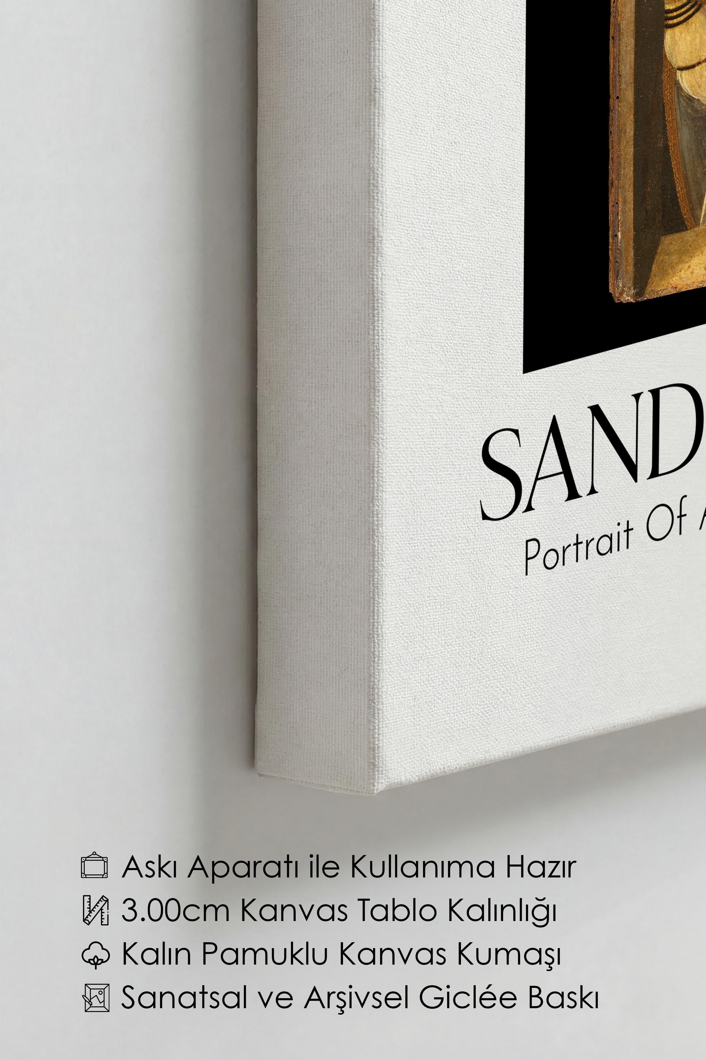 Sandro Botticelli, Kanvas Tablo, Sanat Serisi NO:110756