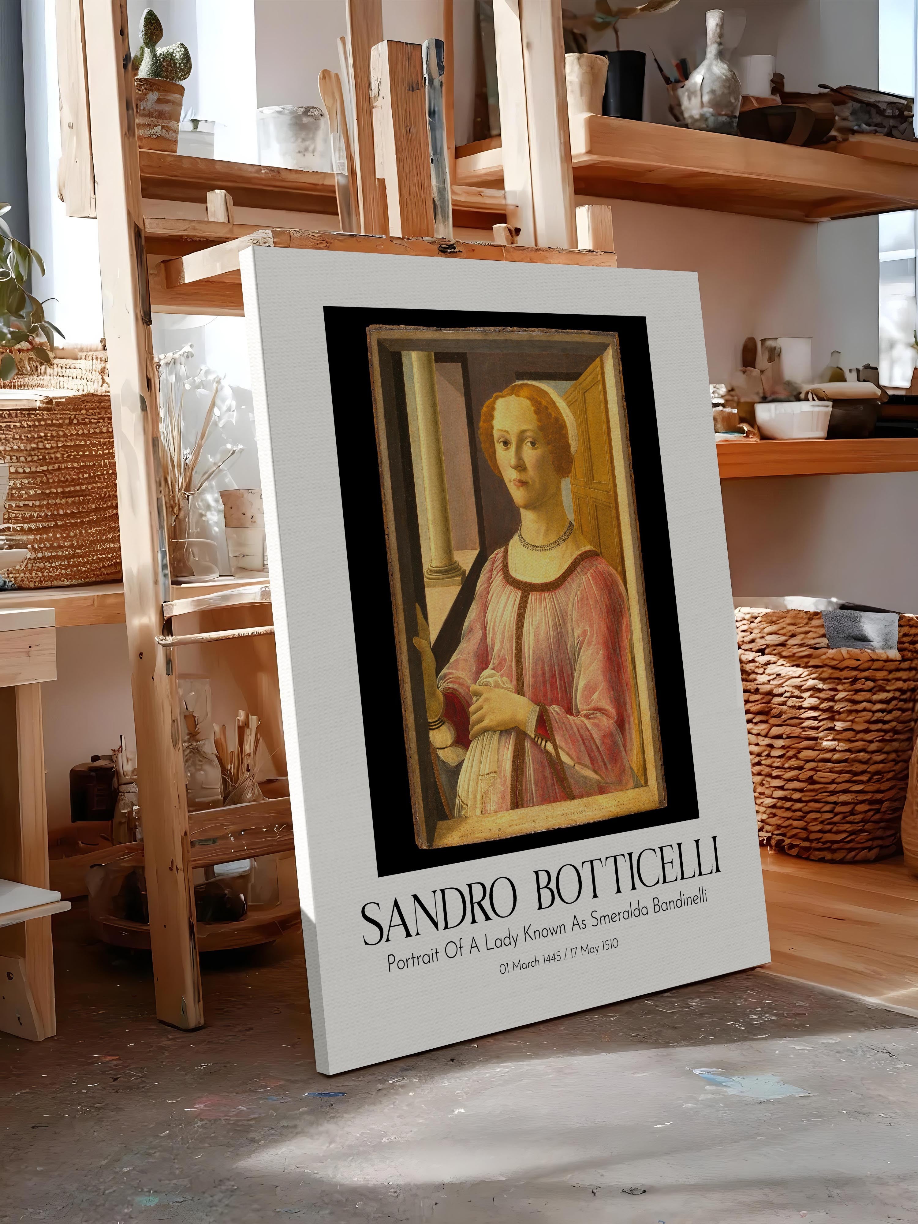 Sandro Botticelli, Kanvas Tablo, Sanat Serisi NO:110756