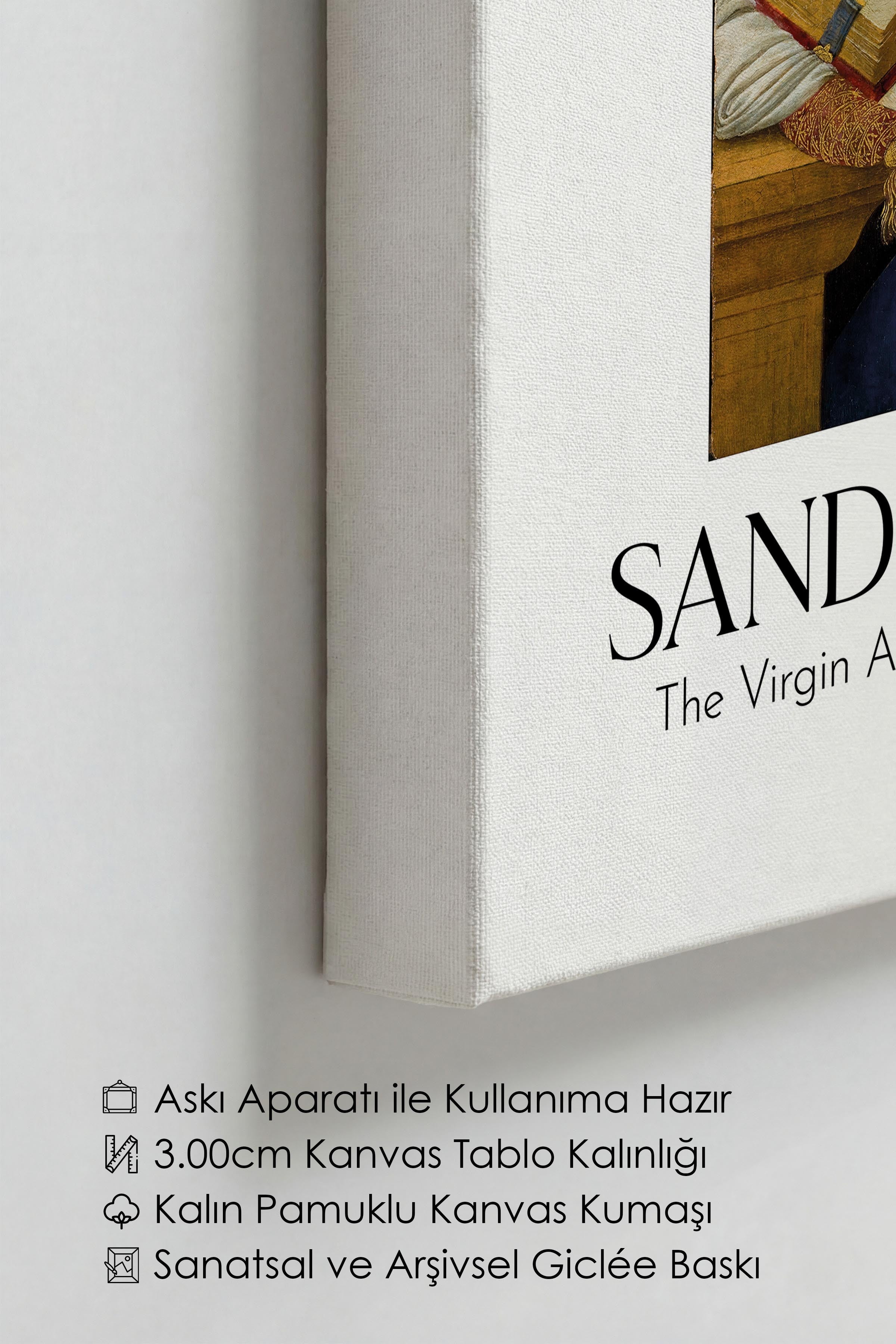 Sandro Botticelli, Kanvas Tablo, Sanat Serisi NO:110760