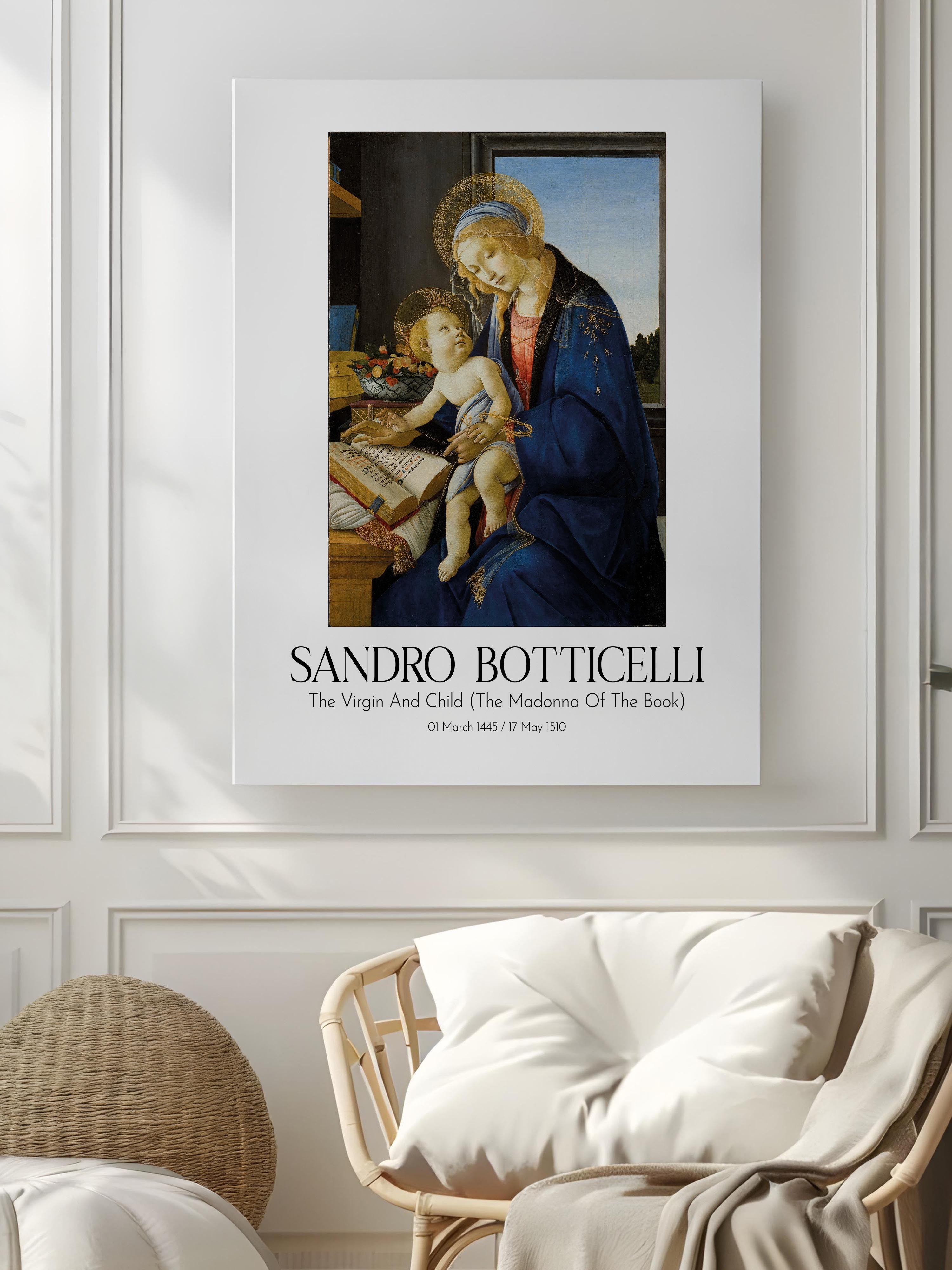 Sandro Botticelli, Kanvas Tablo, Sanat Serisi NO:110760