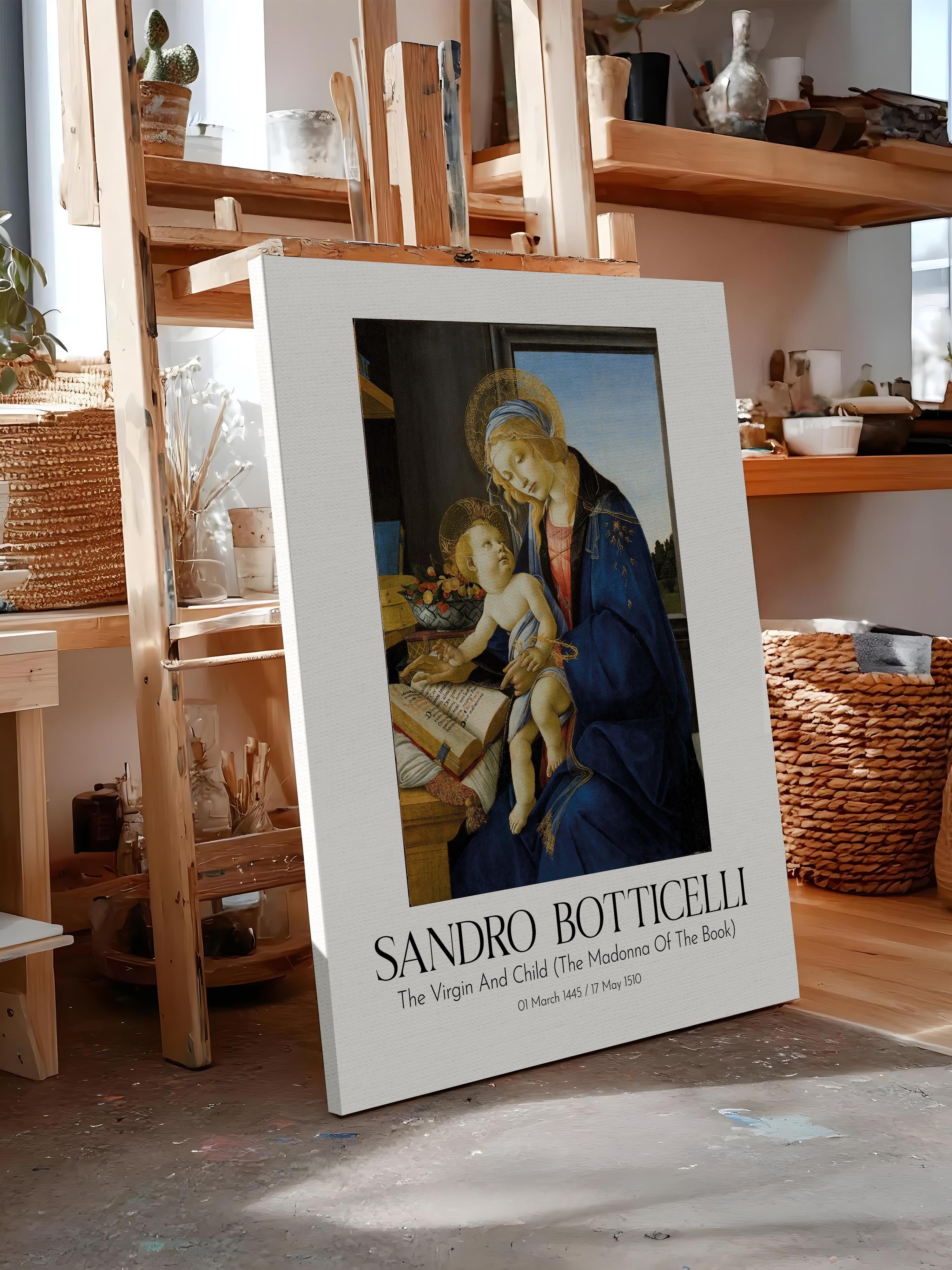 Sandro Botticelli, Kanvas Tablo, Sanat Serisi NO:110760