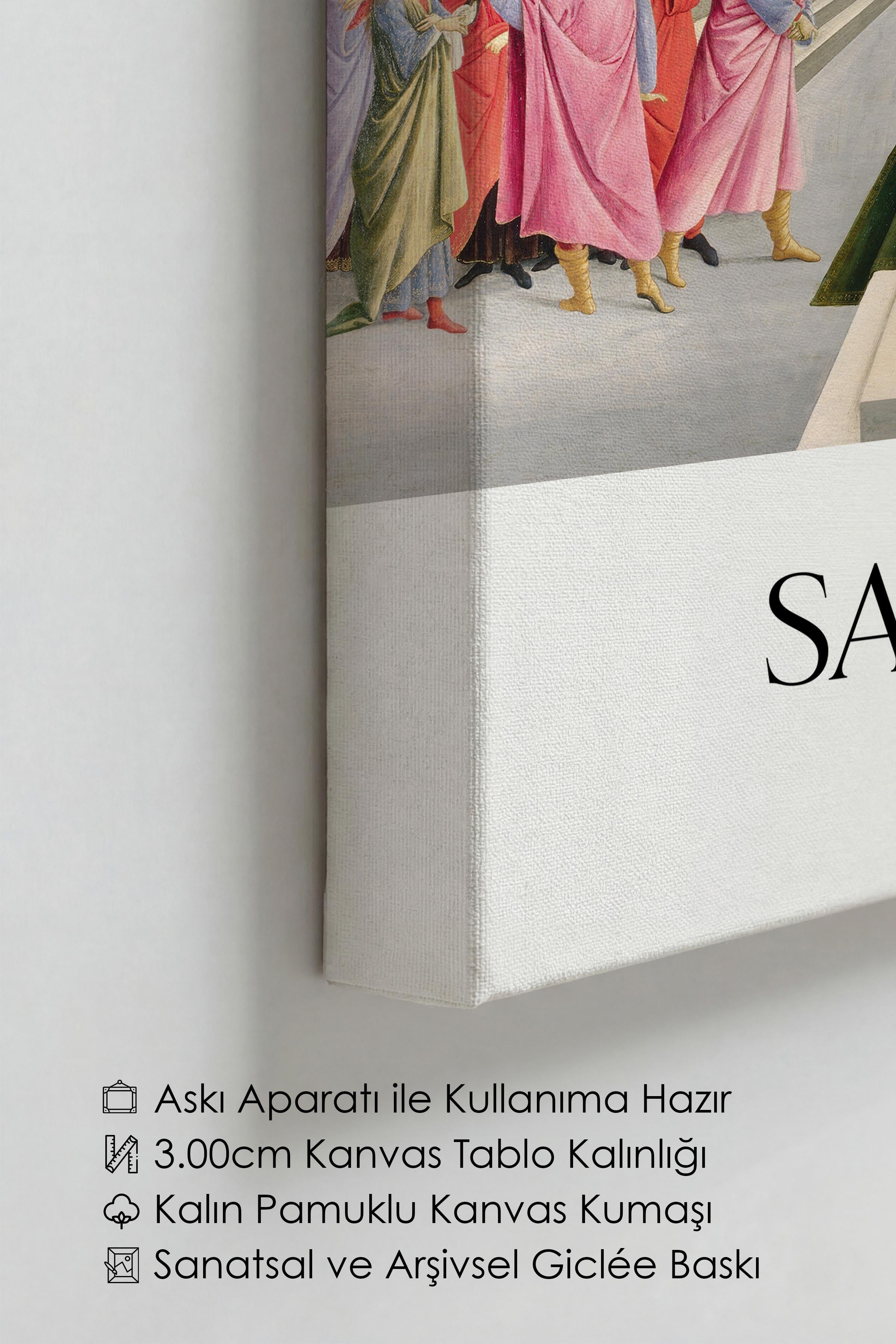 Sandro Botticelli - San Zenobius London, Kanvas Tablo, Sanat Serisi NO:110765