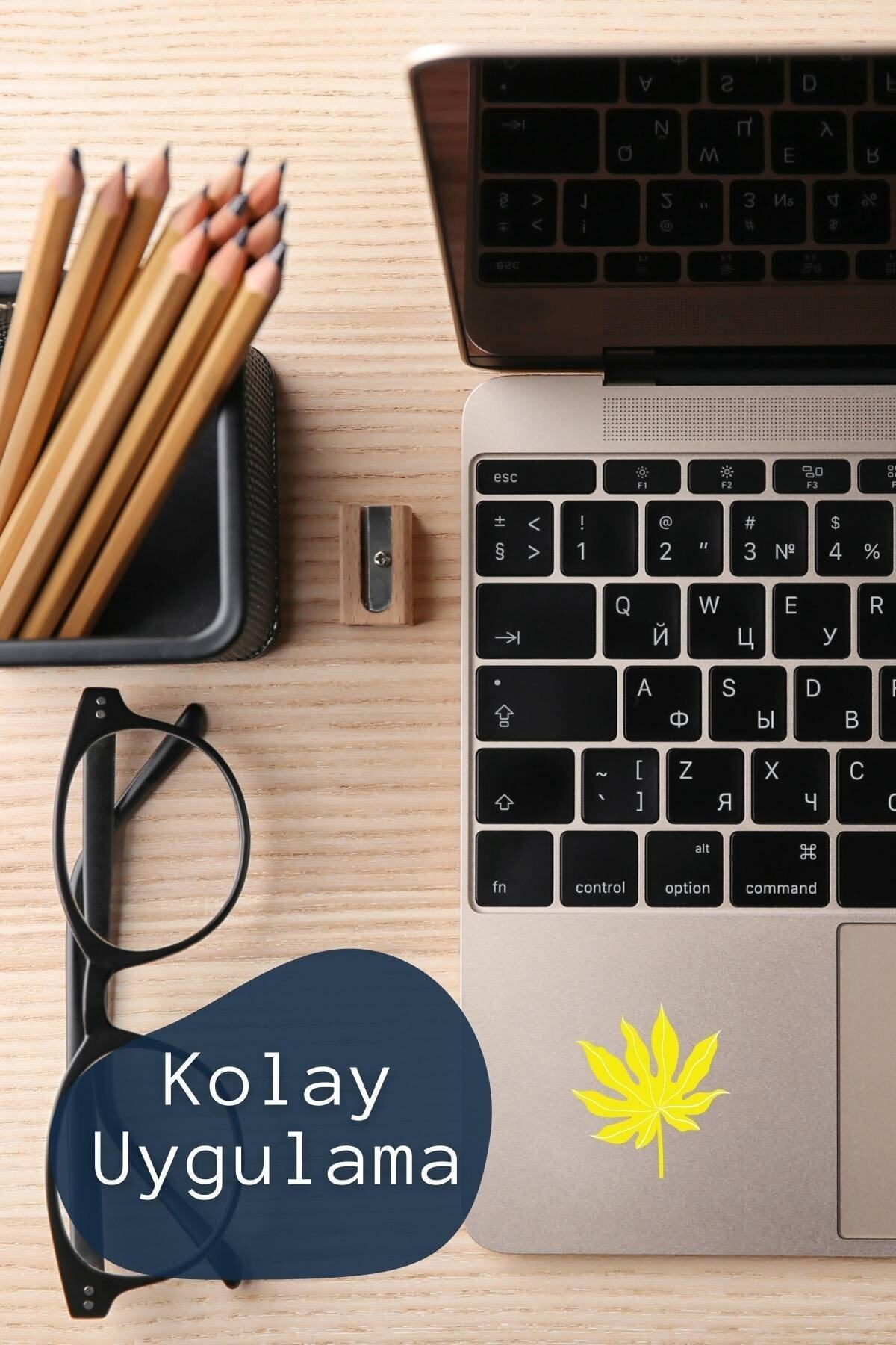 Sarı Temalı Sticker Seti - 20 Adet Etiket Seti- Telefon, Tablet, Defter Laptop Uyumlu Etiket