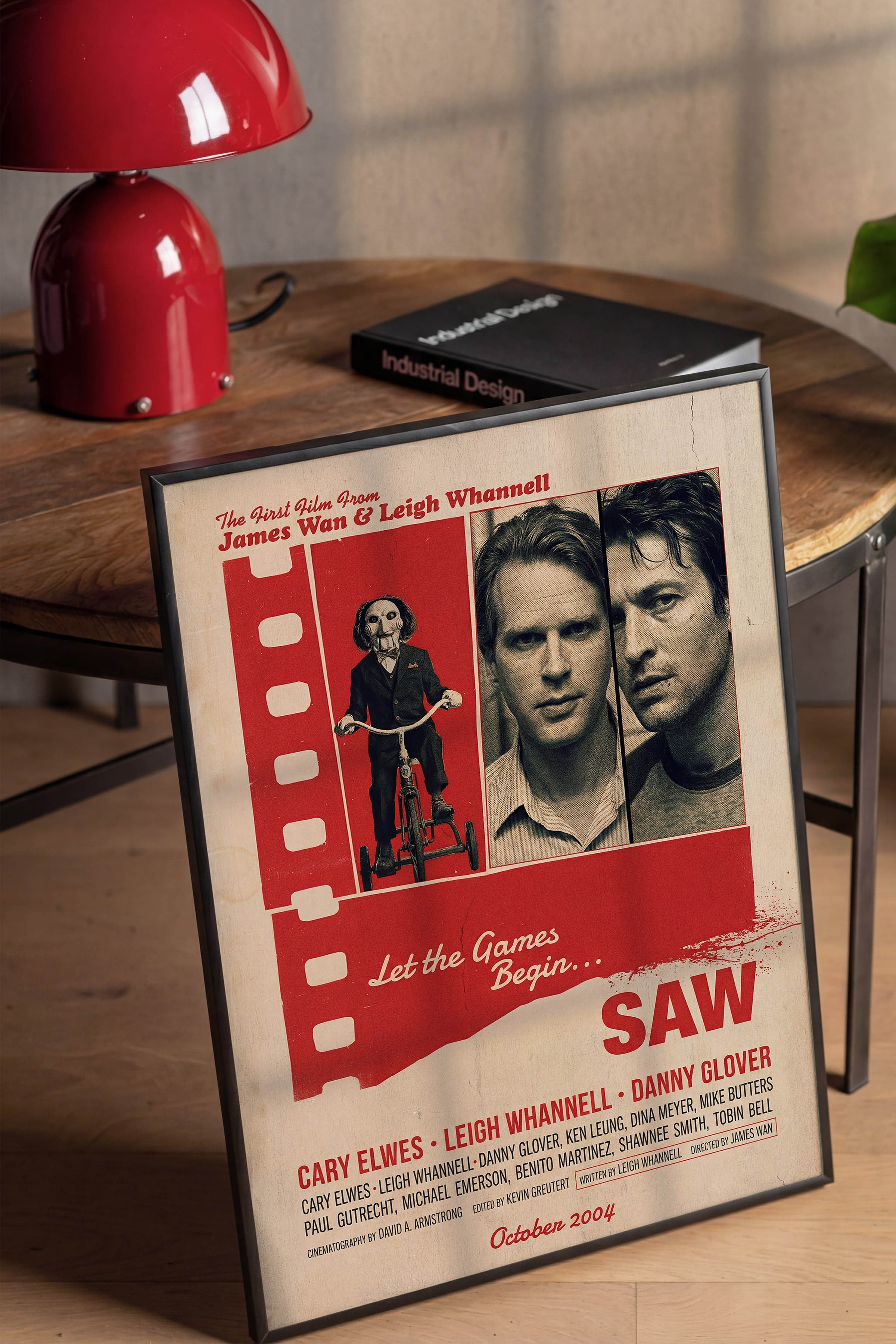 Saw Siyah Çerçeveli Poster, Sinema ve Dizi Tablo, Film Dizi Afişleri NO:112913