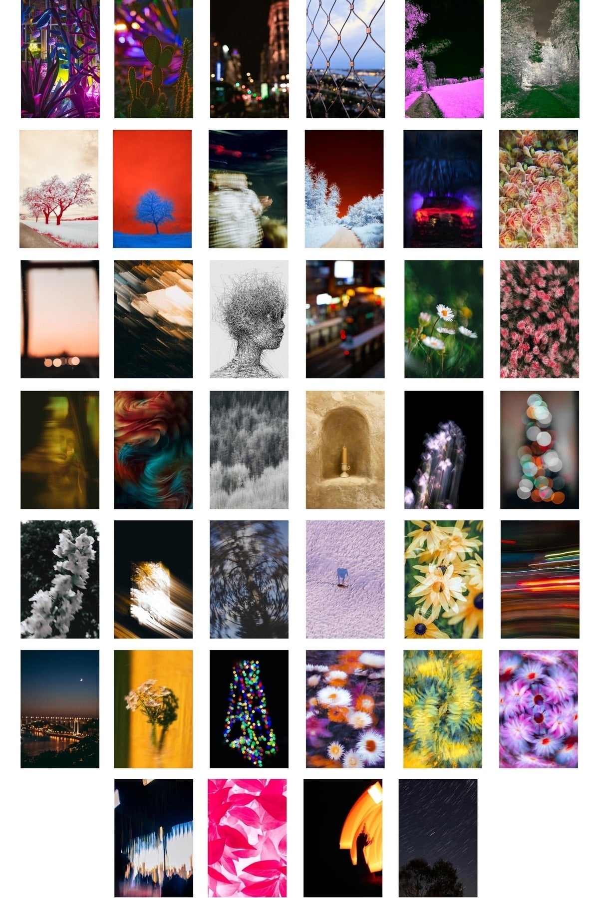 Serüven Kolaj Poster Seti - Kolaj Seti - Stiker Bant Hediyeli - 40 Adet 10cm*15cm - Kutulu Set