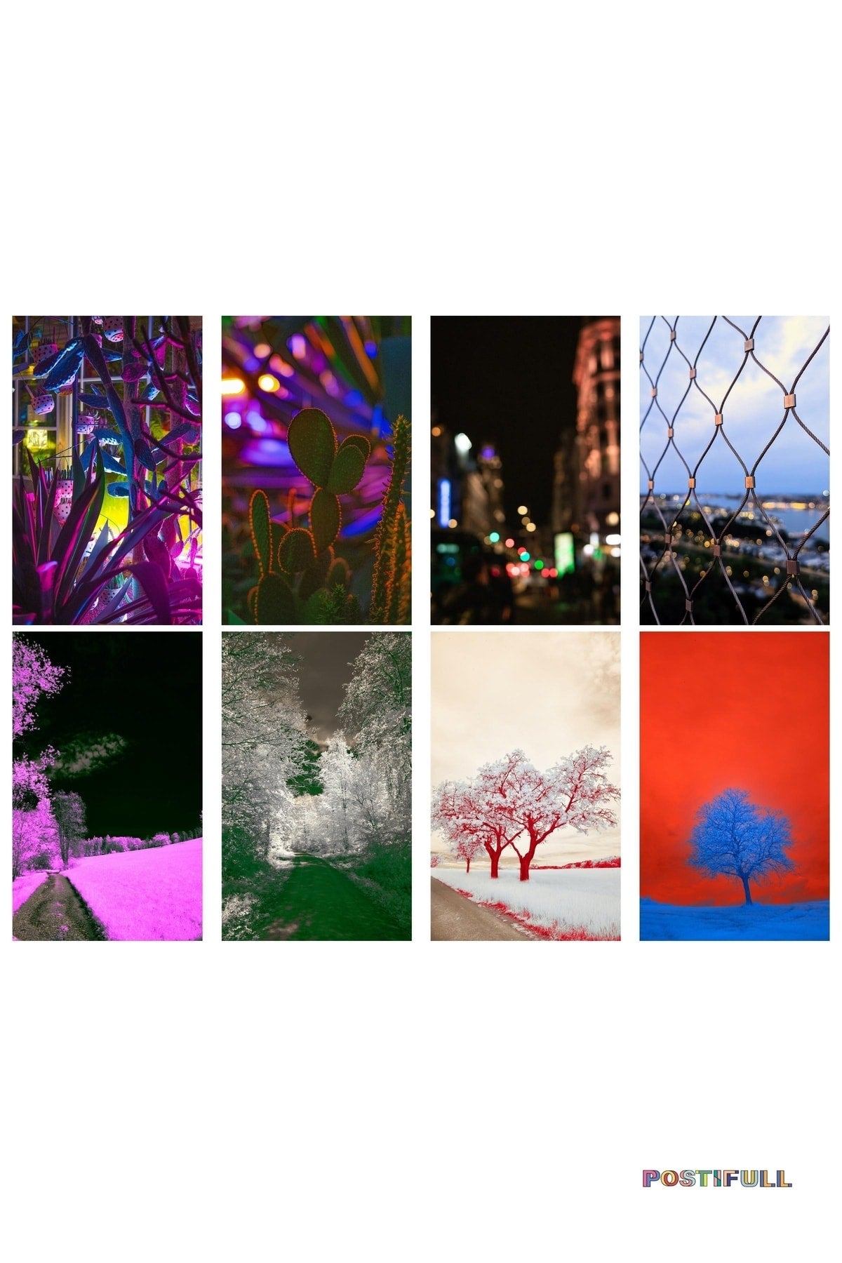 Serüven Kolaj Poster Seti - Kolaj Seti - Stiker Bant Hediyeli - 40 Adet 10cm*15cm - Kutulu Set