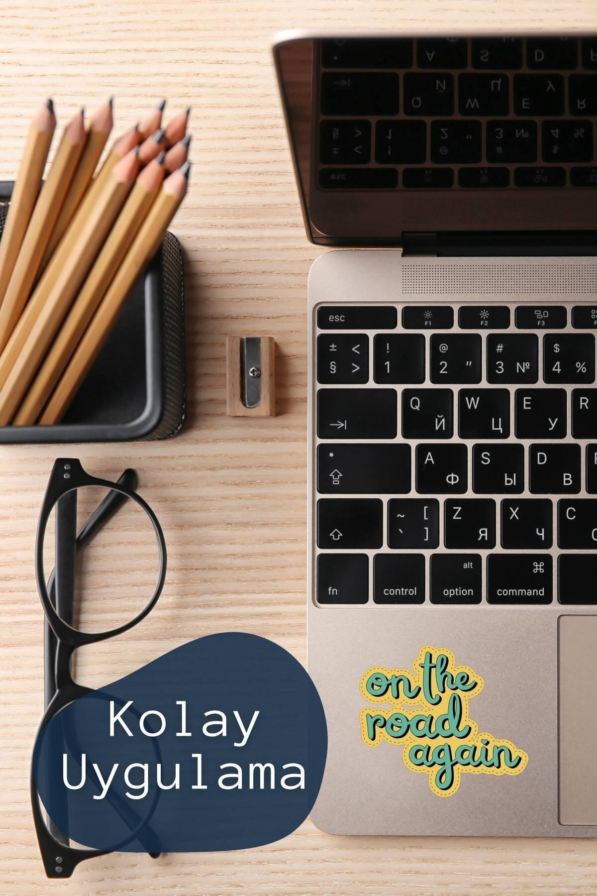 Seyahat Temalı Sticker Seti - 11 Adet Etiket Seti- Telefon, Tablet, Defter Laptop Uyumlu Etiket