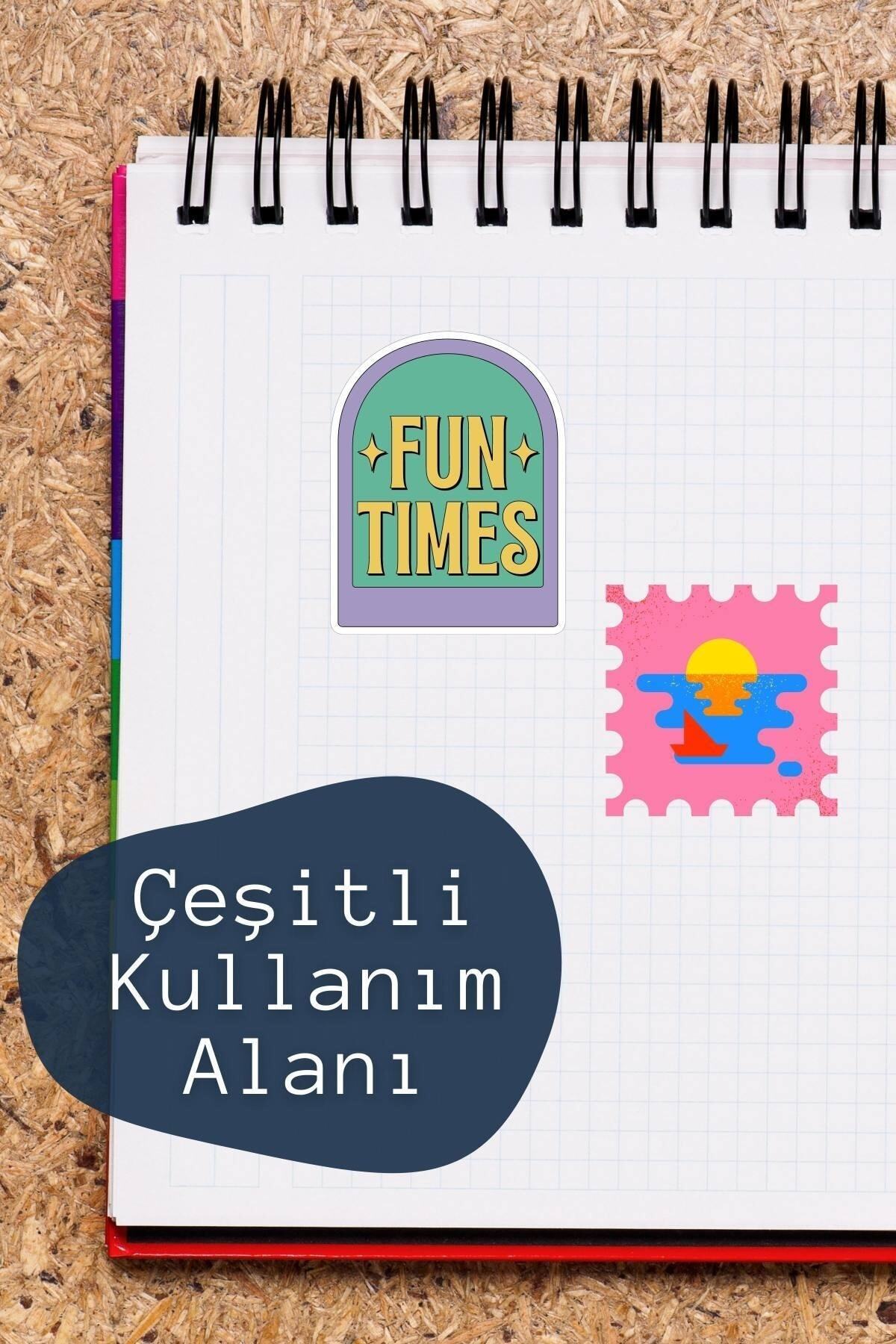 Seyahat Temalı Sticker Seti - 11 Adet Etiket Seti- Telefon, Tablet, Defter Laptop Uyumlu Etiket