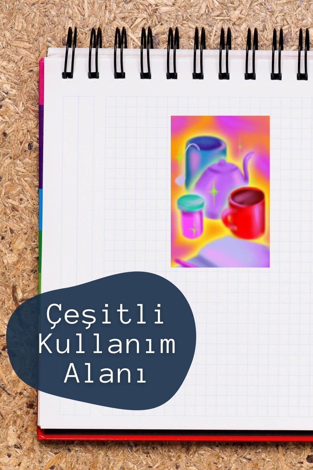 Seyahat Temalı Sticker Seti - 5 Adet Etiket Seti- Telefon, Tablet, Defter Laptop Uyumlu Etiket