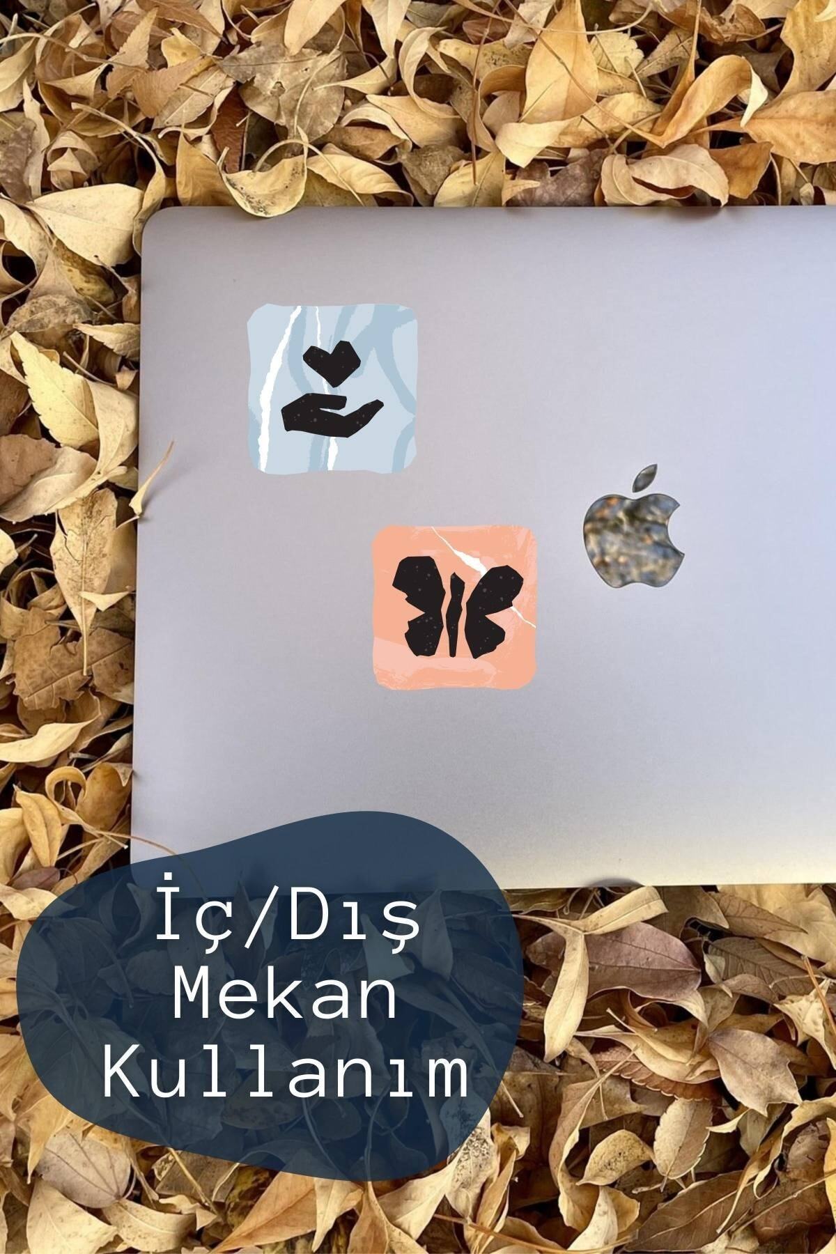 Seyahat Temalı Sticker Seti - 8 Adet Etiket Seti- Telefon, Tablet, Defter Laptop Uyumlu Etiket