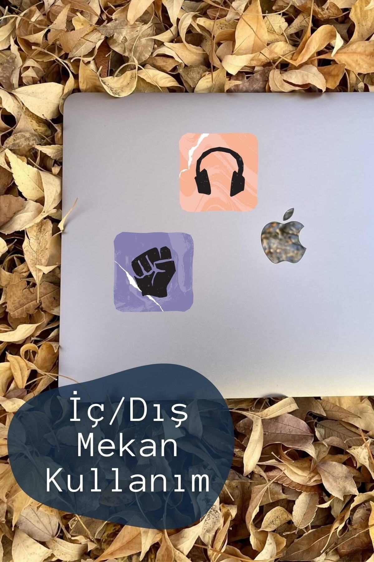 Seyahat Temalı Sticker Seti - 8 Adet Etiket Seti- Telefon, Tablet, Defter Laptop Uyumlu Etiket