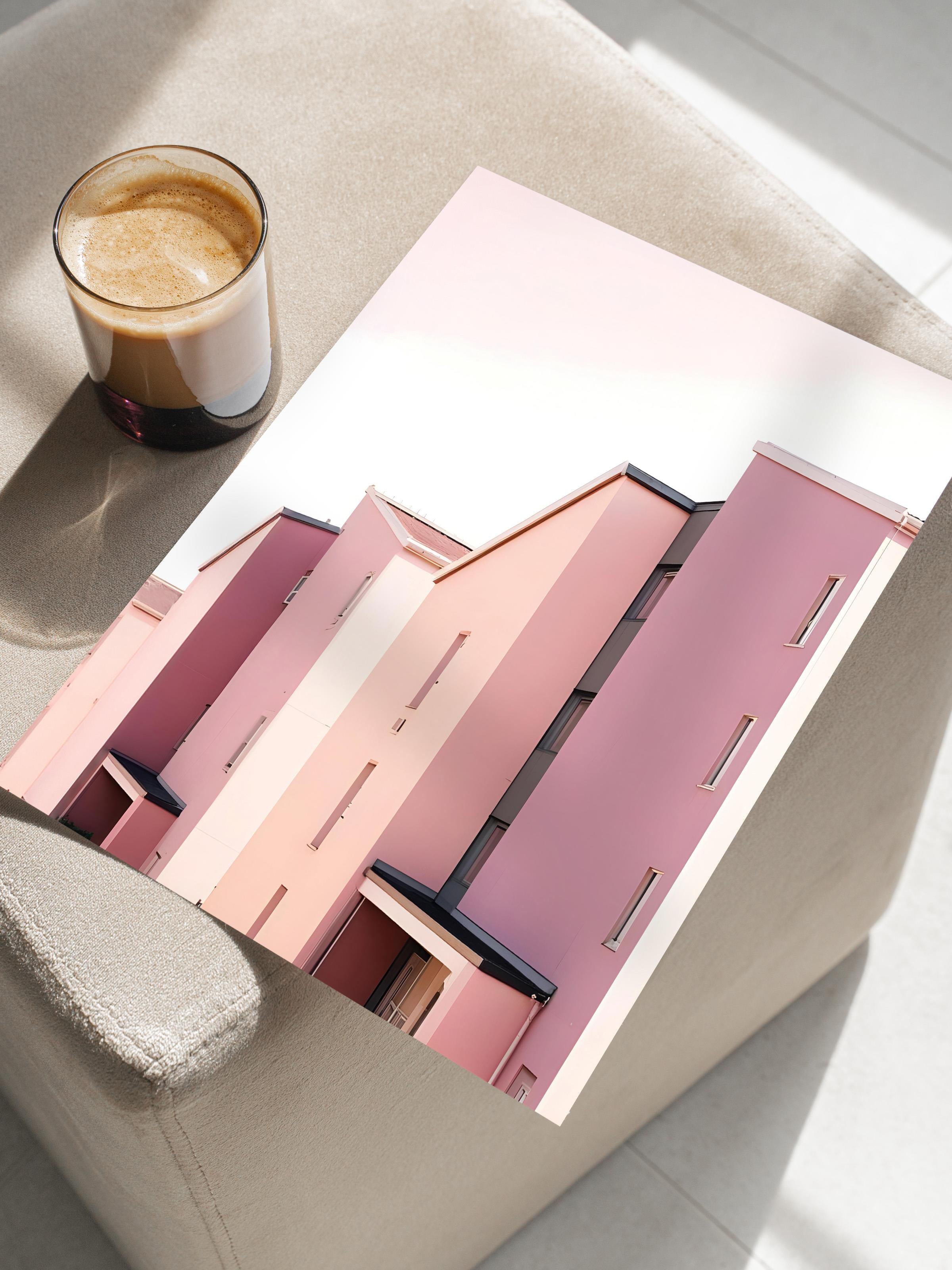 Shades of Pink Poster, Çerçevesiz Duvar Posteri, Dikey Duvar Tablosu Comfort Serisi NO:108487