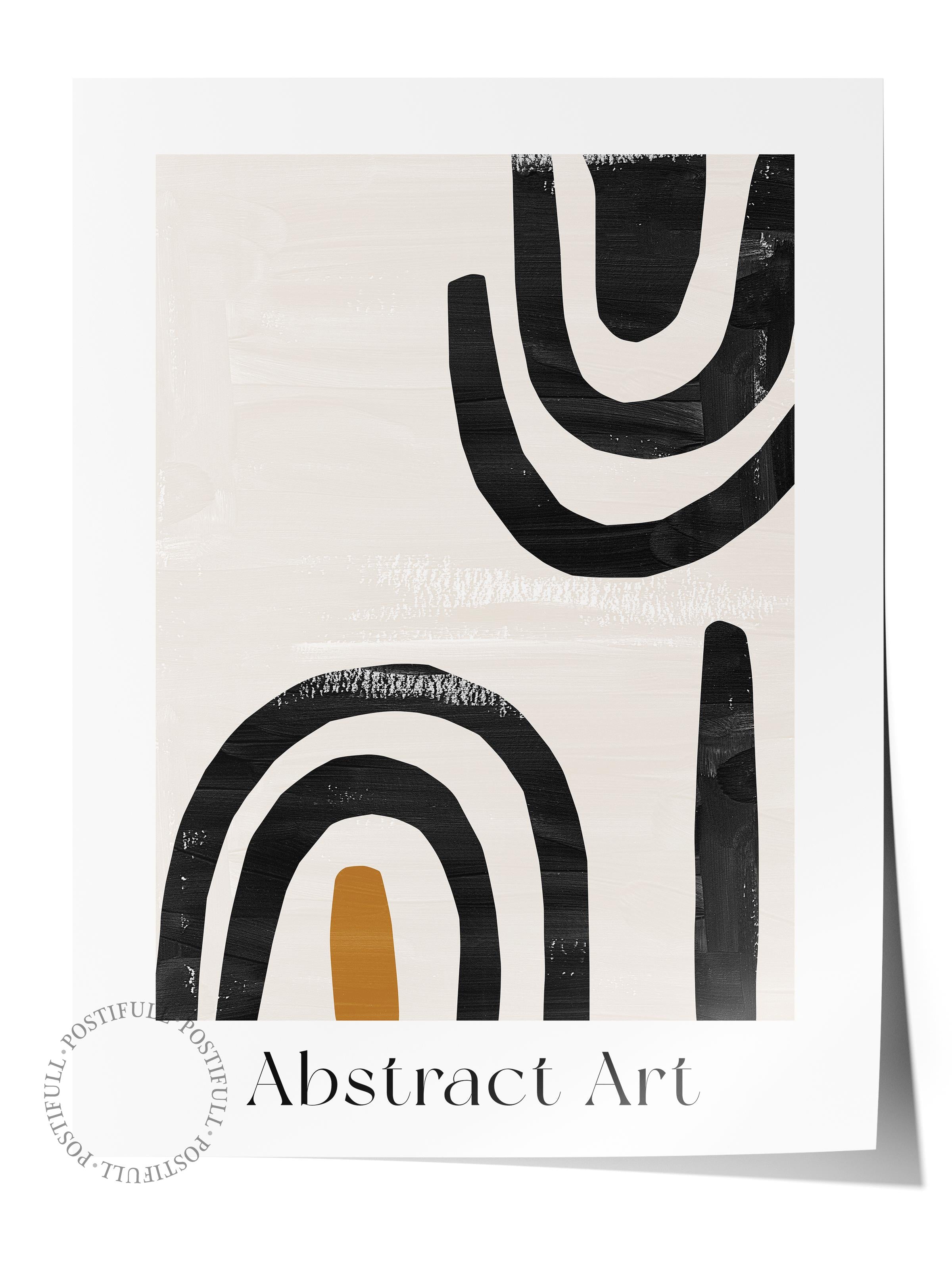 Siyah Beyaz Boho Duvar Dekoru, Çerçevesiz Poster, Çerçevesiz Duvar Tablosu - Fine Art Kağıt