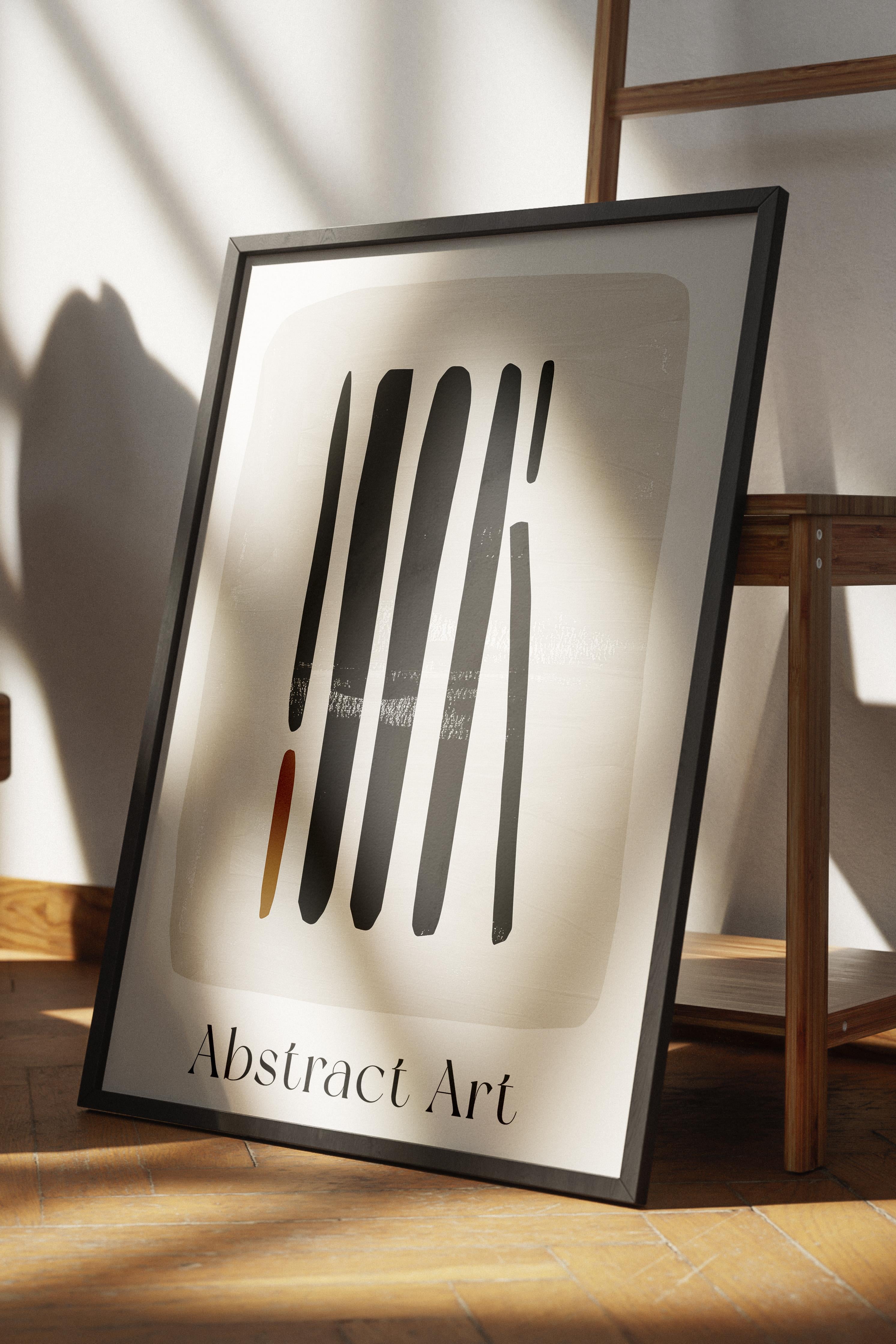 Siyah Beyaz Boho Duvar Dekoru, Çerçevesiz Poster, Çerçevesiz Duvar Tablosu - Fine Art Kağıt