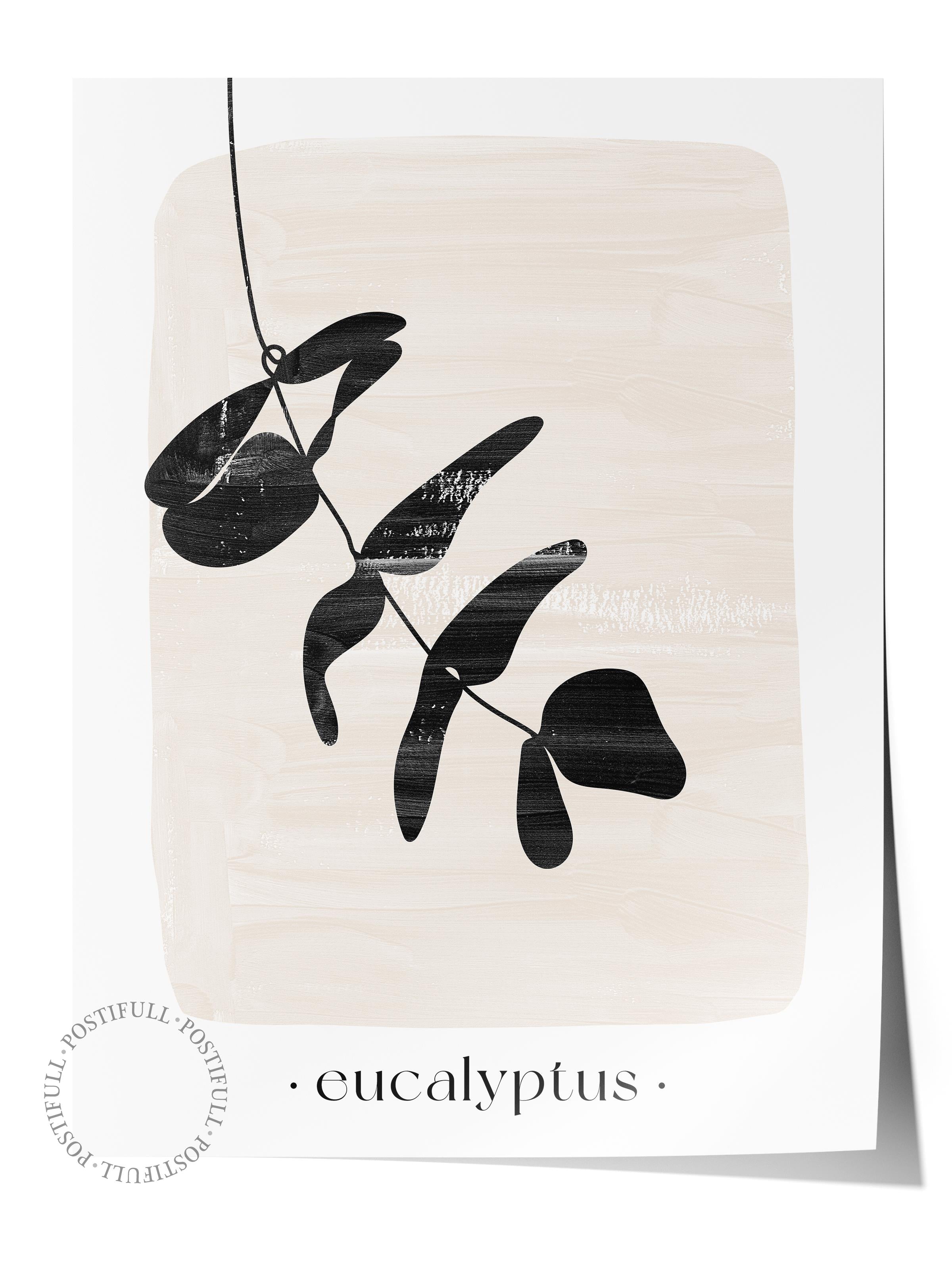 Siyah Beyaz Boho Duvar Dekoru, Çerçevesiz Poster, Çerçevesiz Duvar Tablosu - Fine Art Kağıt
