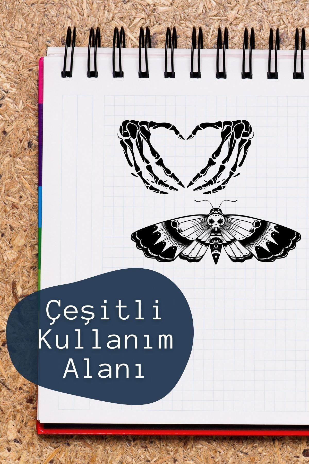 Sticker Çıkartma Seti - Yeşil - 18 Adet Etiket Seti- Telefon, Tablet, Defter Laptop Uyumlu Etiket