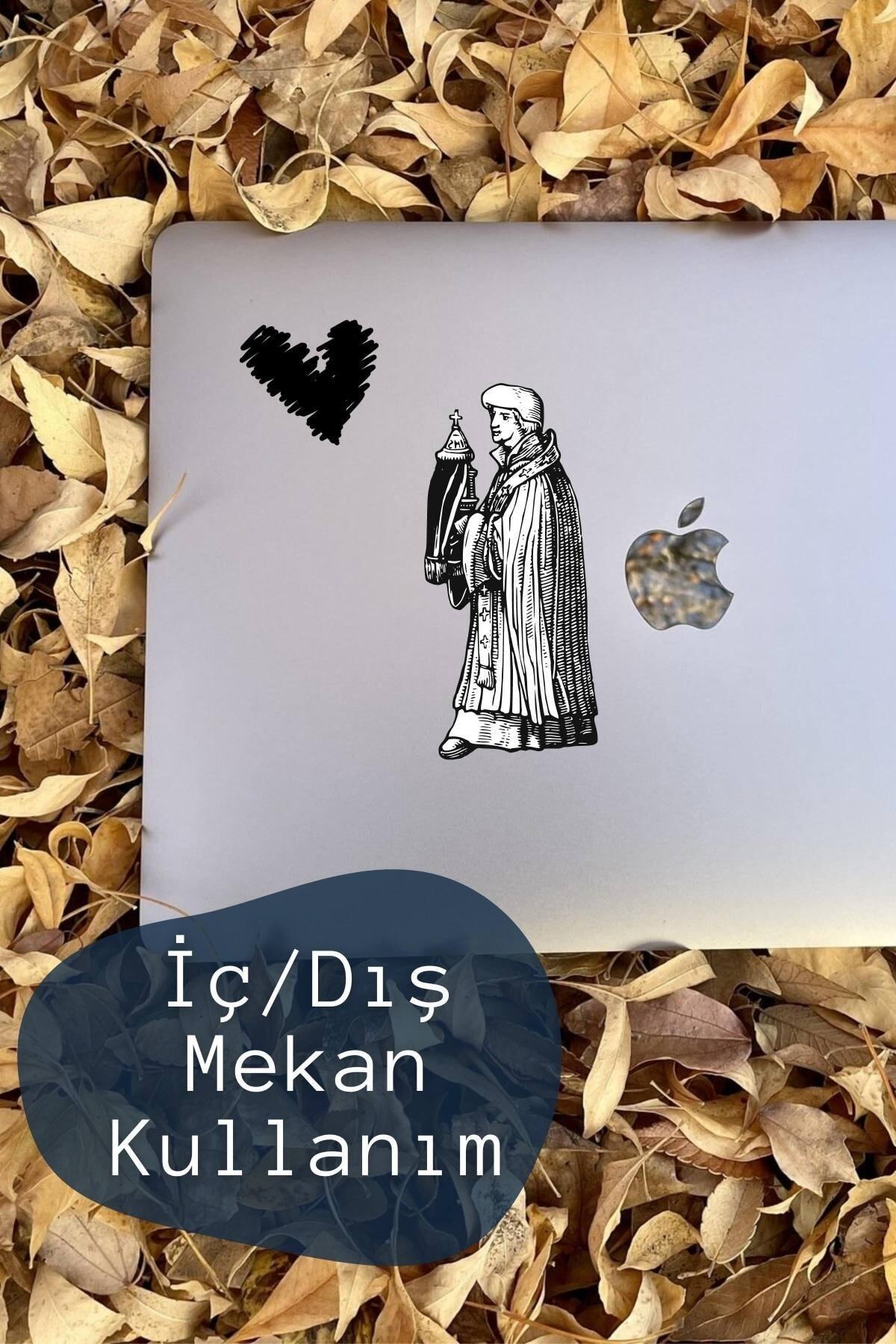 Siyah Beyaz Temalı Sticker Seti - 22 Adet Etiket Seti- Telefon, Tablet, Defter Laptop Uyumlu Etiket