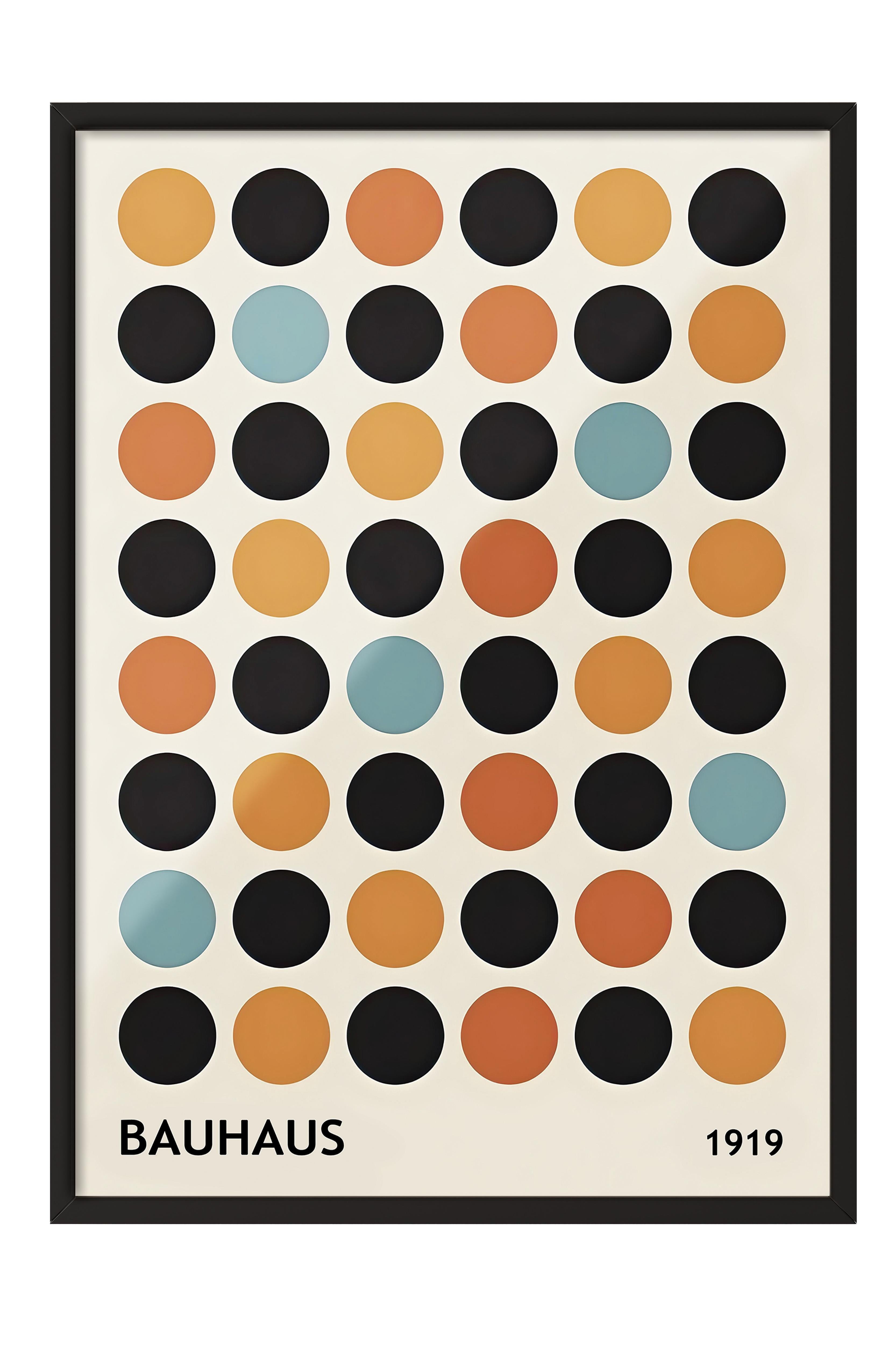 Siyah Çerçeveli Tablo, Poster ve Çerçeve Seti, Bauhaus 1919 Comfort Serisi NO:108614