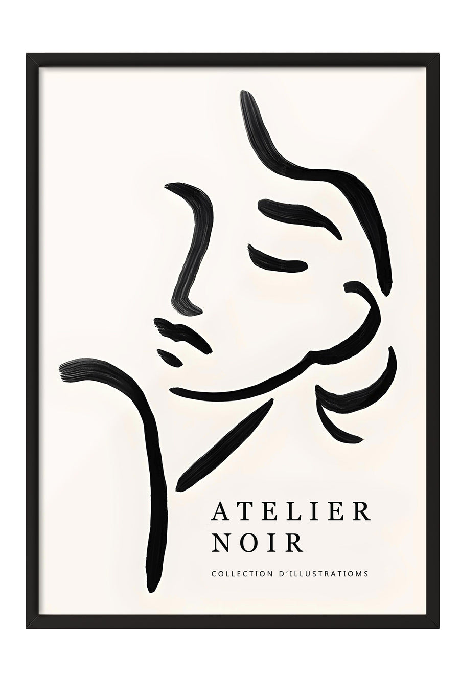Atelier Noir Poster – Siyah Çerçeveli Tablo
