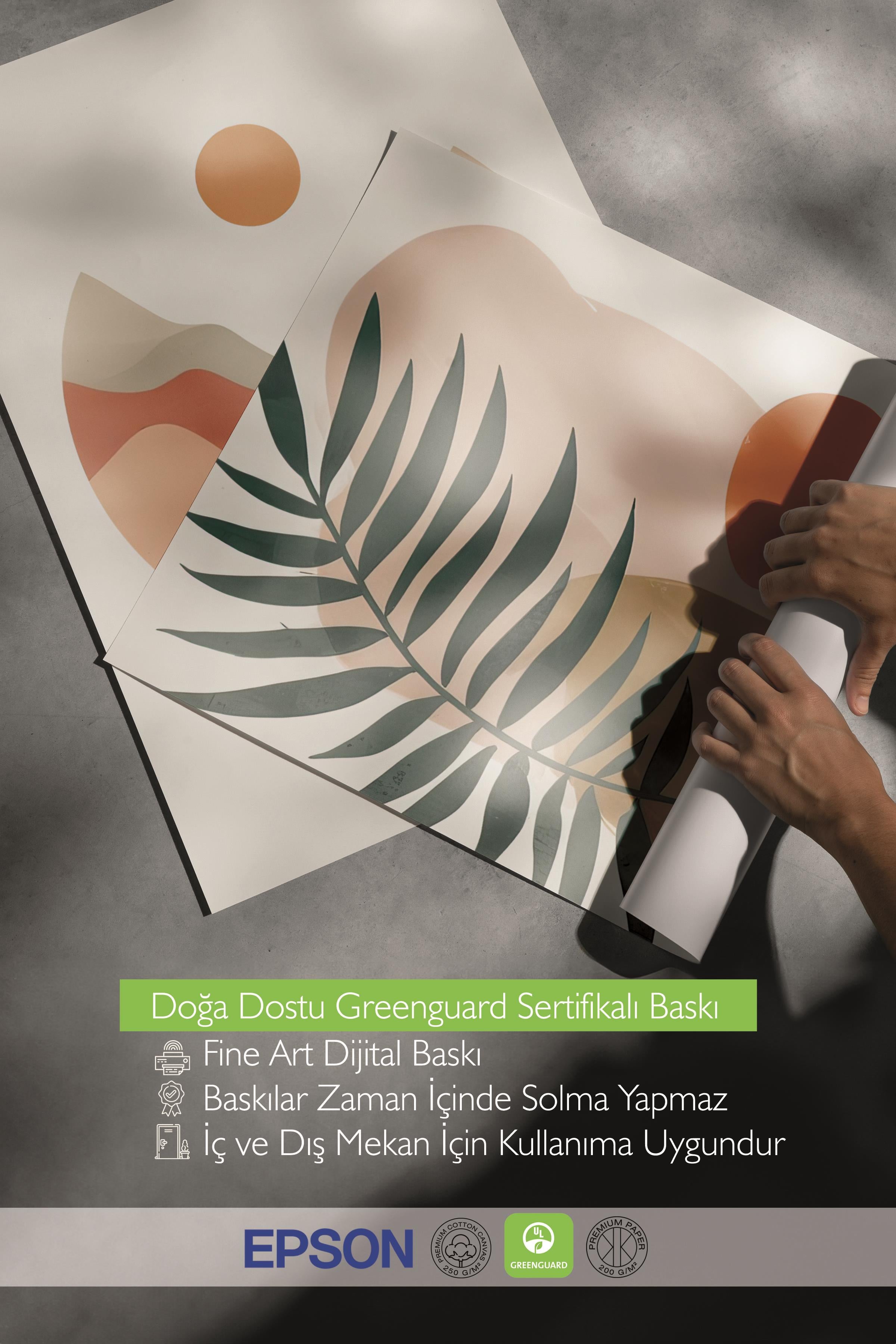 Siyah Çerçeveli Tablo Seti, Boho Soft Temalı Duvar Tablosu, 3 Adet Poster Seti, No:300699