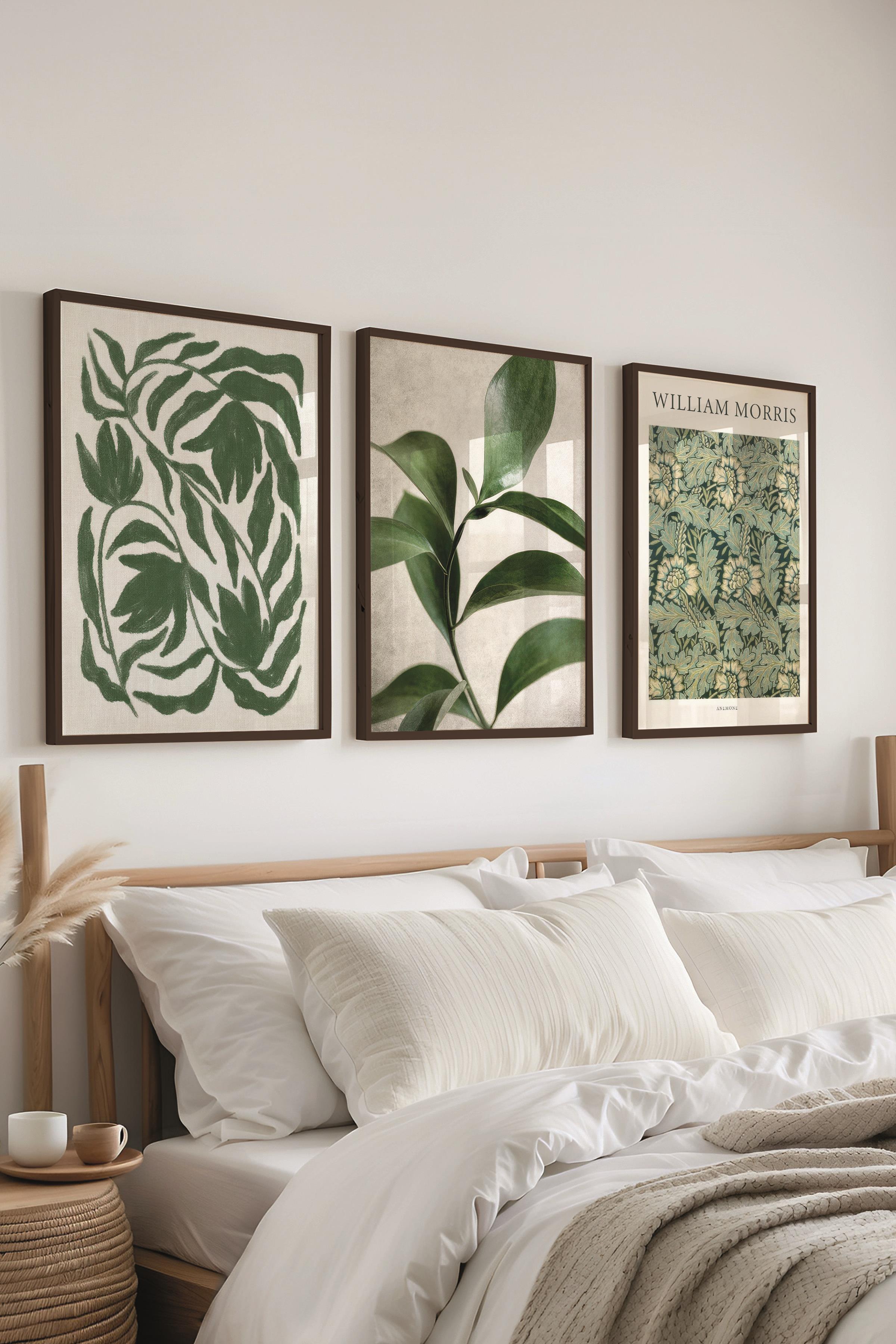 Siyah Çerçeveli Tablo Seti, Henri Matisse Duvar Tablosu, 3 Adet Poster Seti, No:300740
