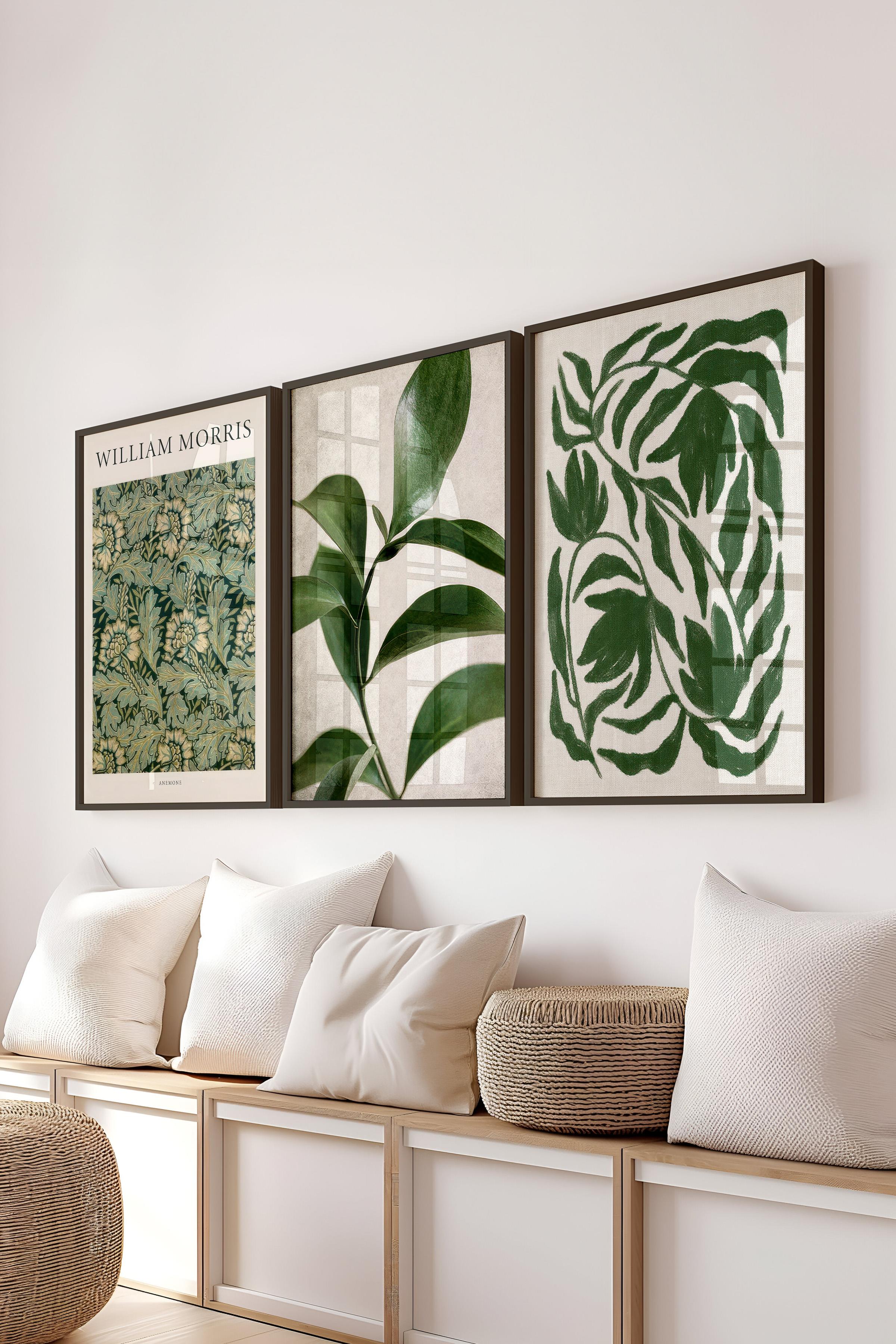 Siyah Çerçeveli Tablo Seti, Henri Matisse Duvar Tablosu, 3 Adet Poster Seti, No:300740