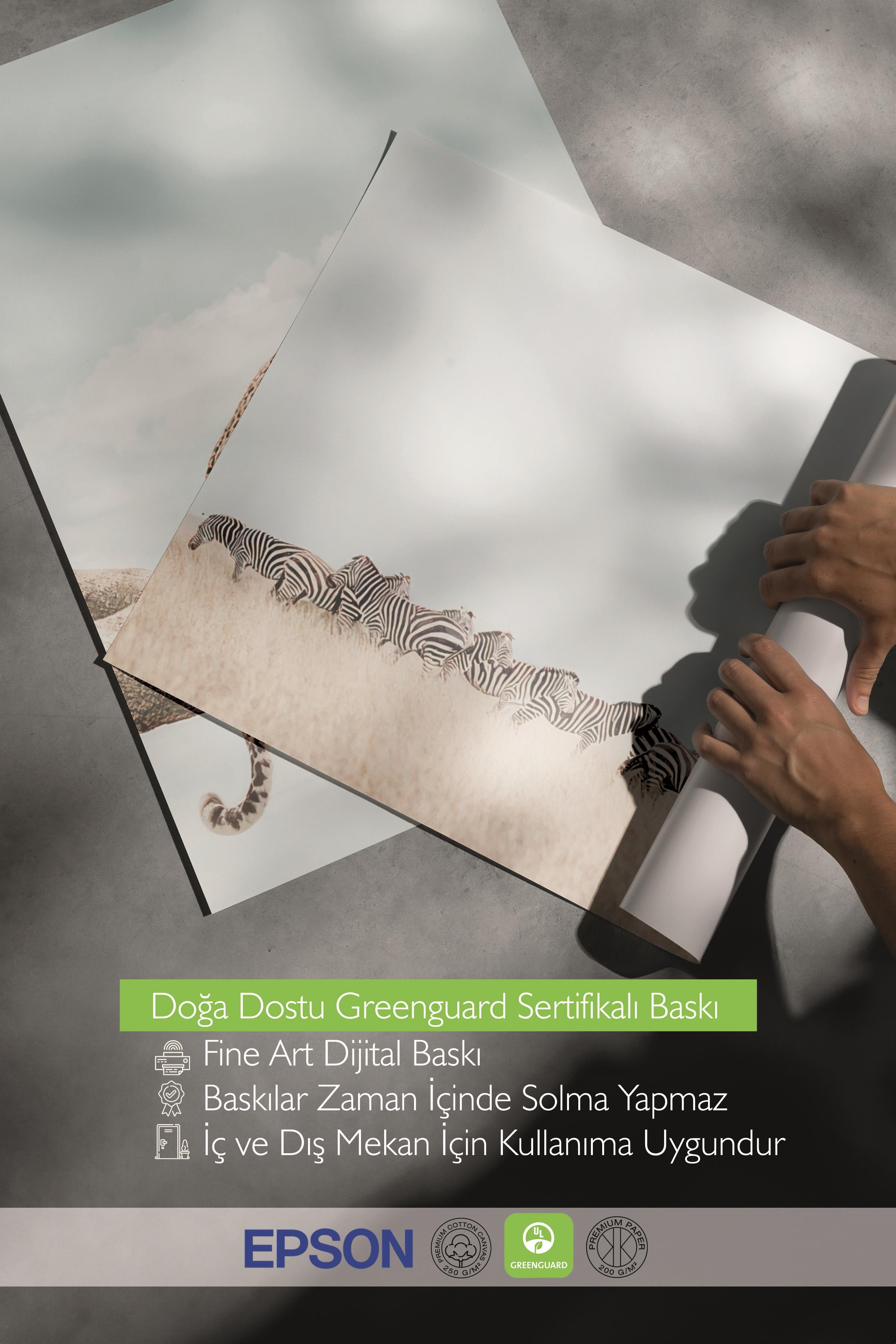 Siyah Çerçeveli Tablo Seti, Kahveregi Doğa Duvar Tablosu, 3 Adet Poster Seti, No:300745
