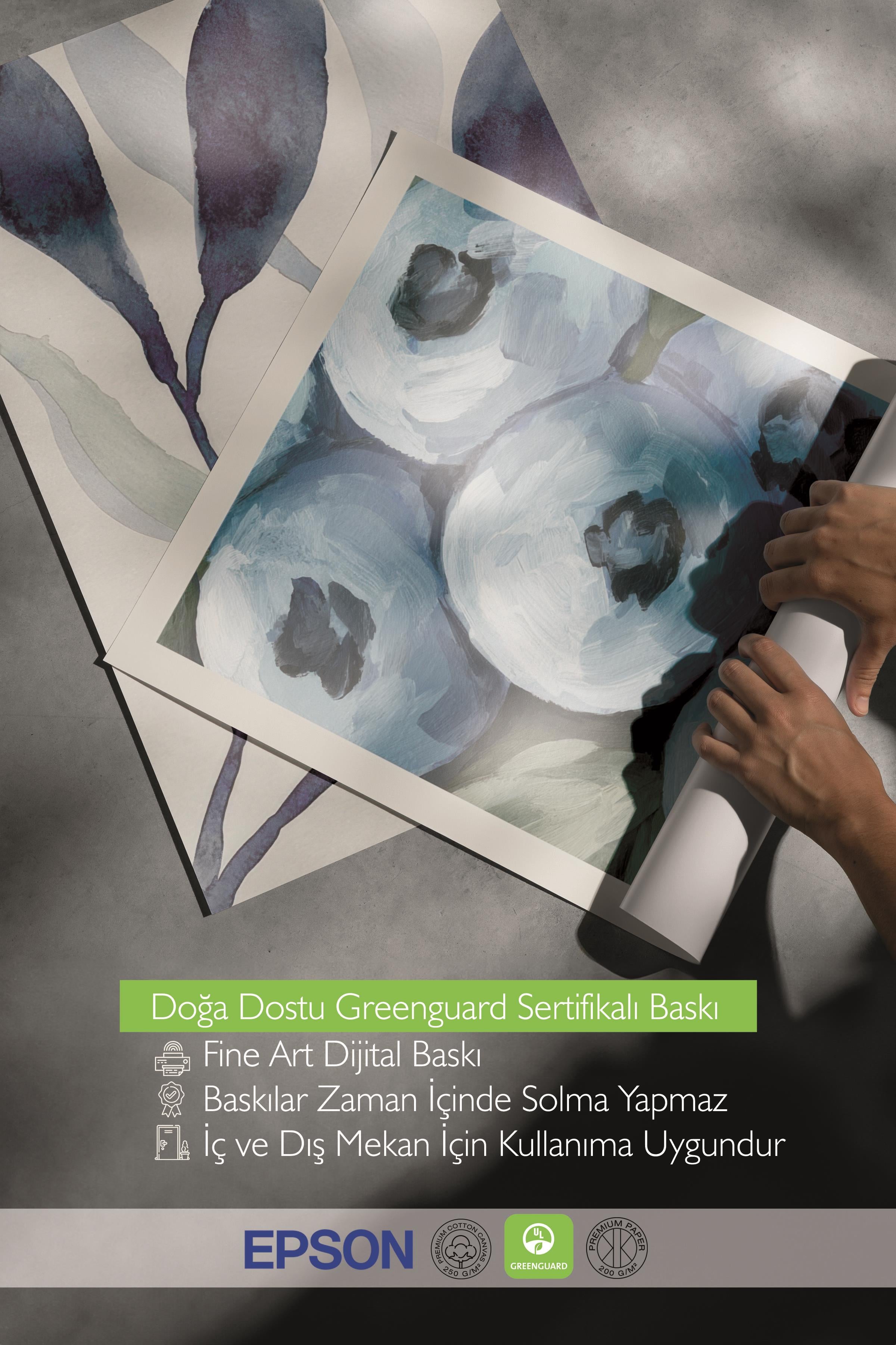 Siyah Çerçeveli Tablo Seti, Mavi Duvar Tablosu, 3 Adet Poster Seti, No:300753