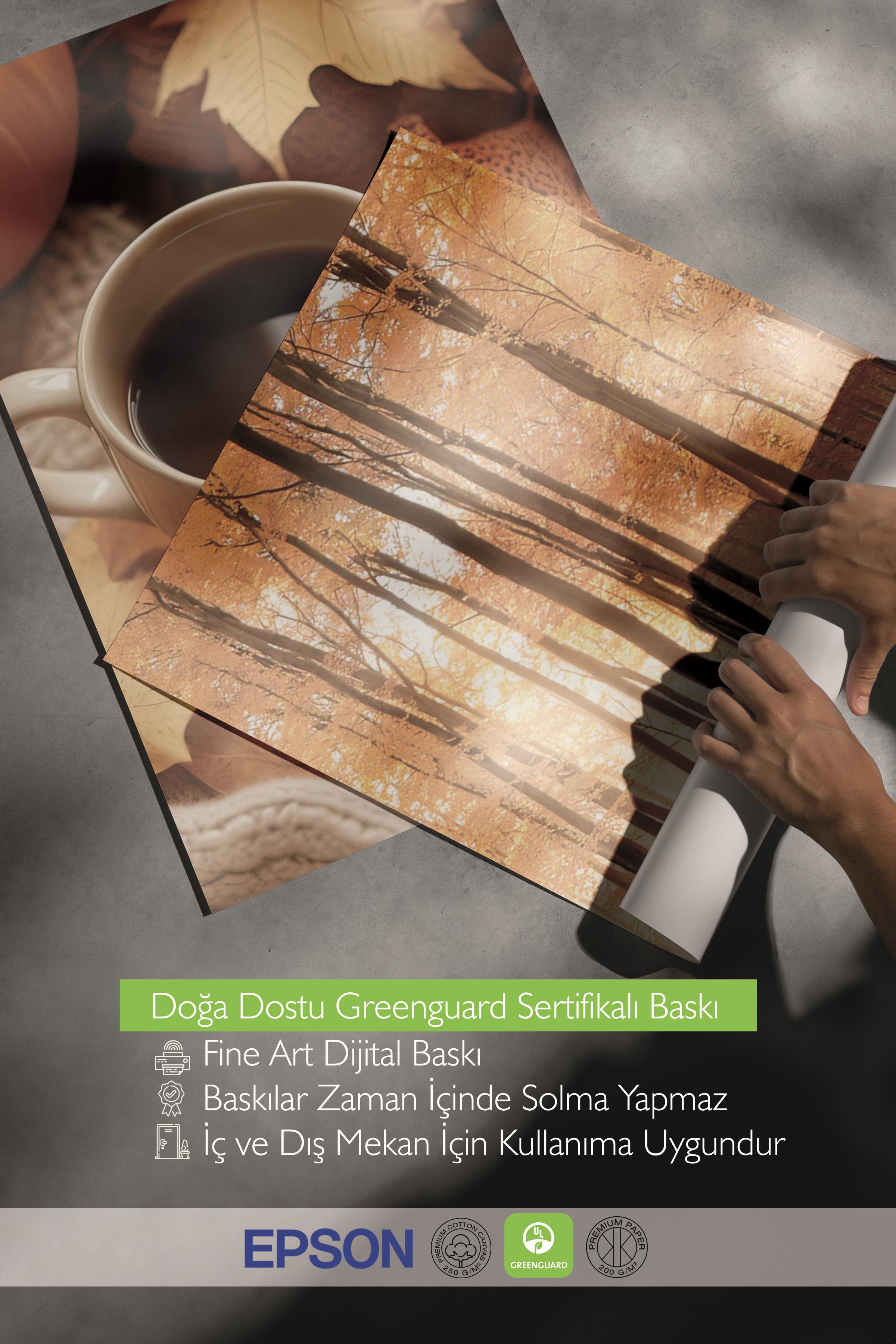 Siyah Çerçeveli Tablo Seti, Sonbahar Fotoğrafları Duvar Tablosu, 3 Adet Poster Seti, No:300704