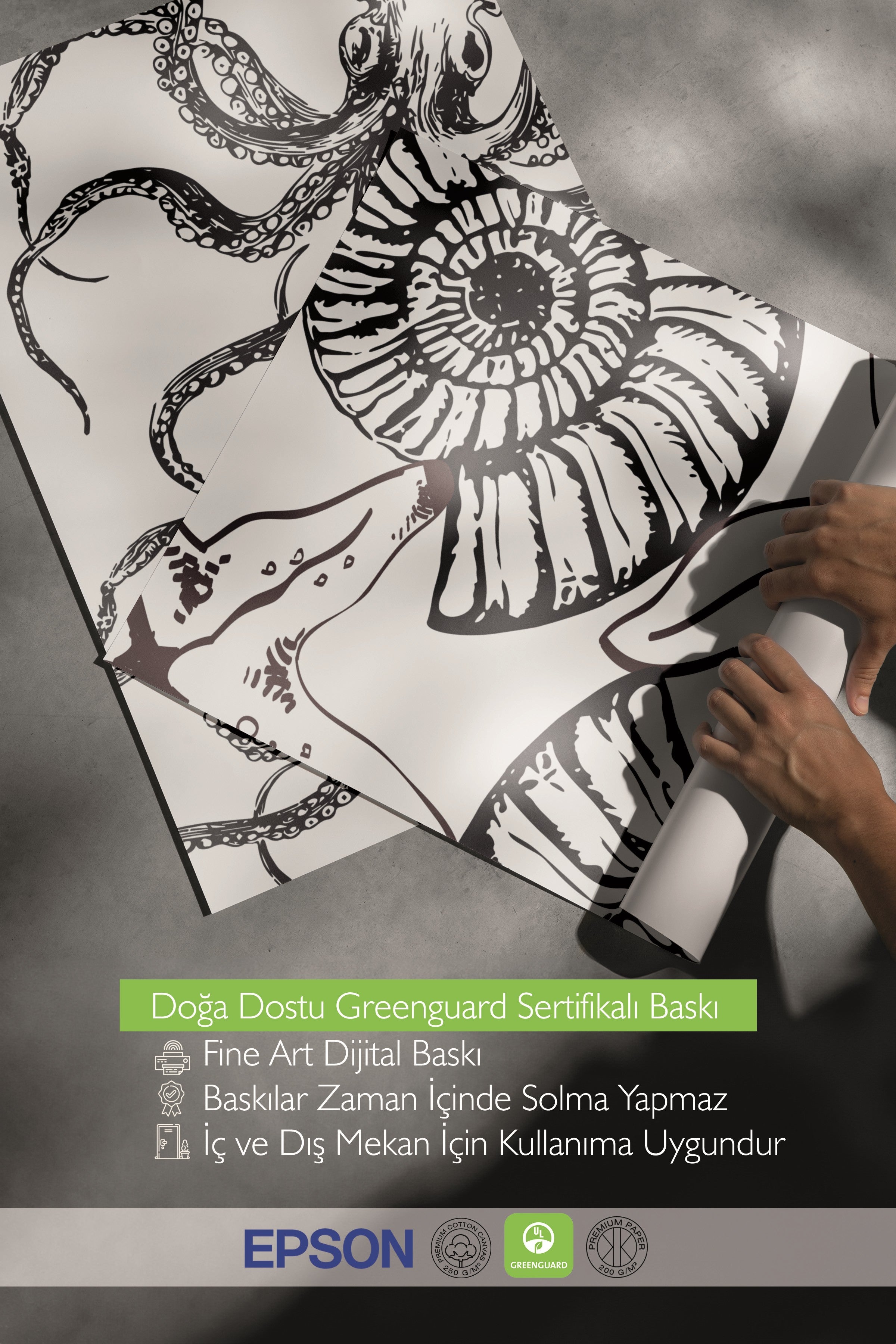 Siyah Tablo Seti, 3 Adet Siyah Çerçeveli Poster Sea Model No:300848, Siyah ve Beyaz Duvar Dekoru