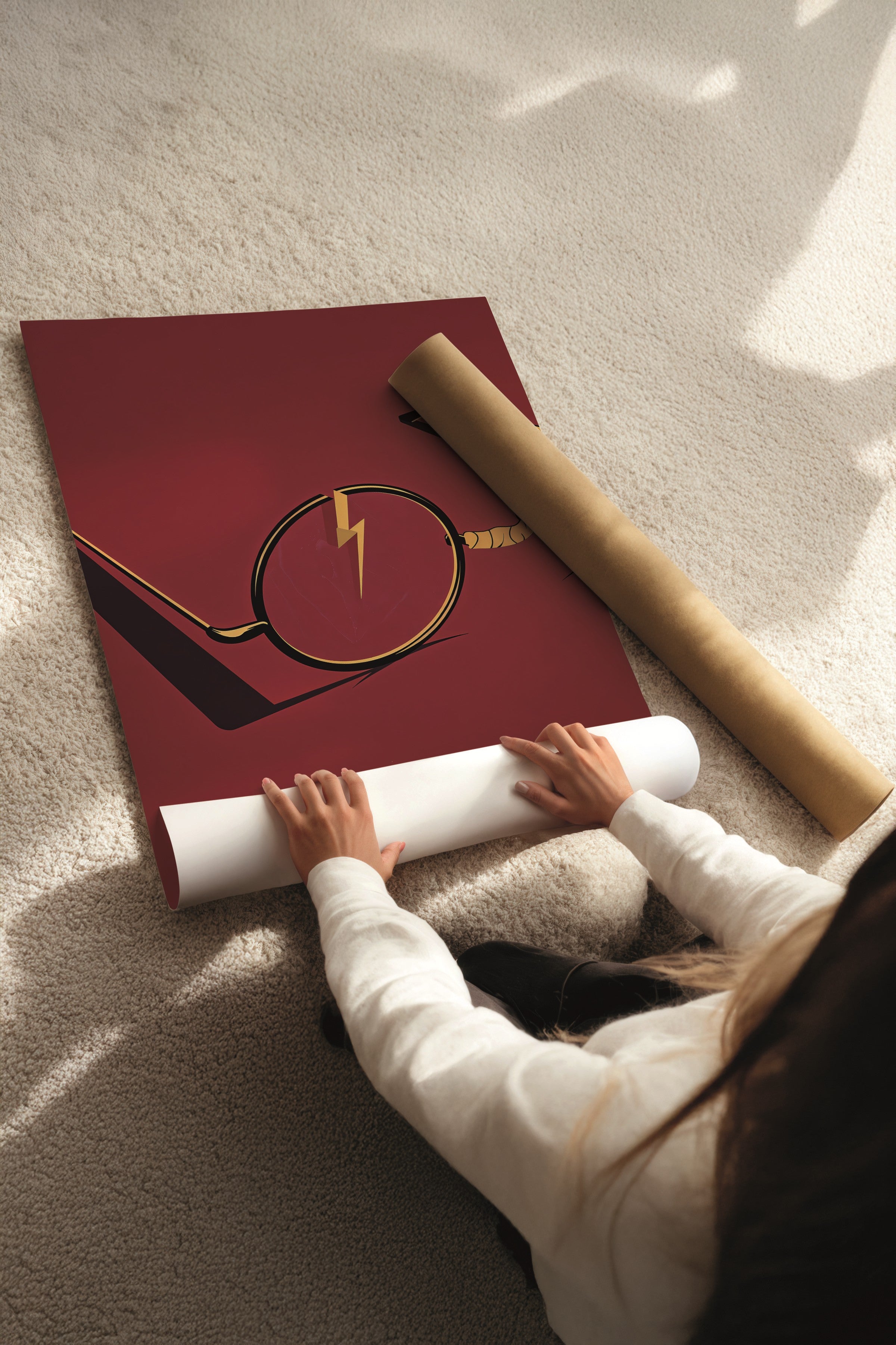 Siyah Tablo Seti, 3 Adet Siyah Çerçeveli Poster Wizard-HP Model No:300819, Duvar Dekoru