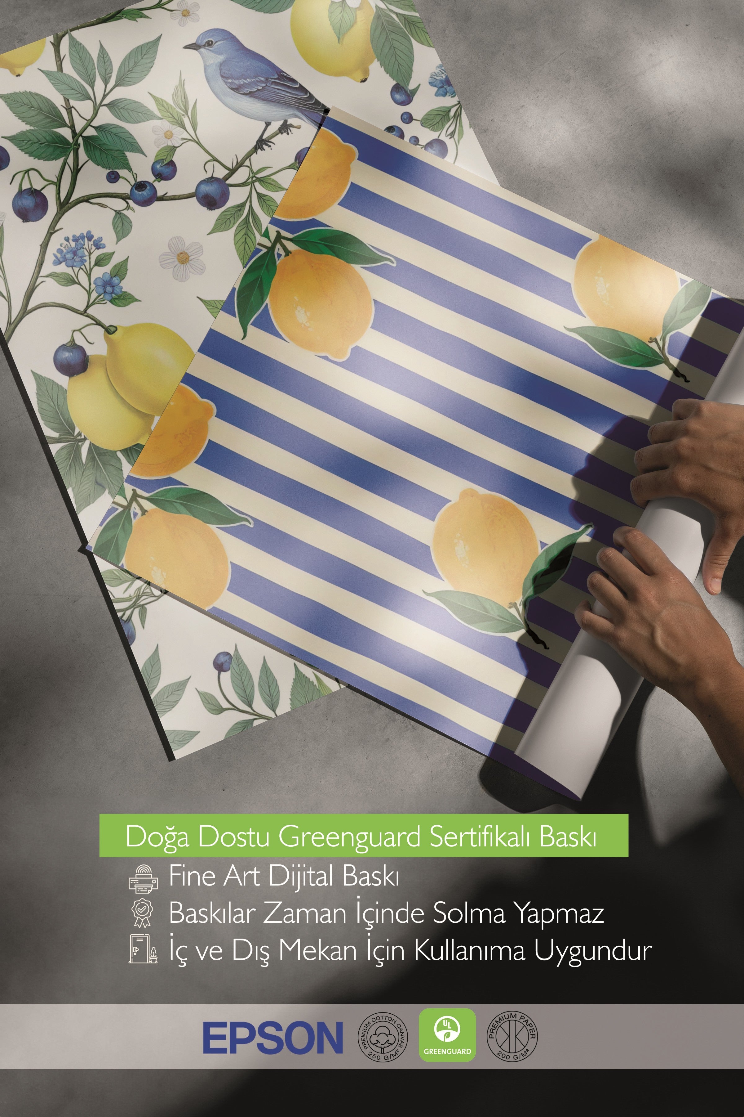 Siyah Tablo Seti, 3 Adet Siyah Çerçeveli Poster Yellow Building Model No:300858, Sarı Duvar Dekor