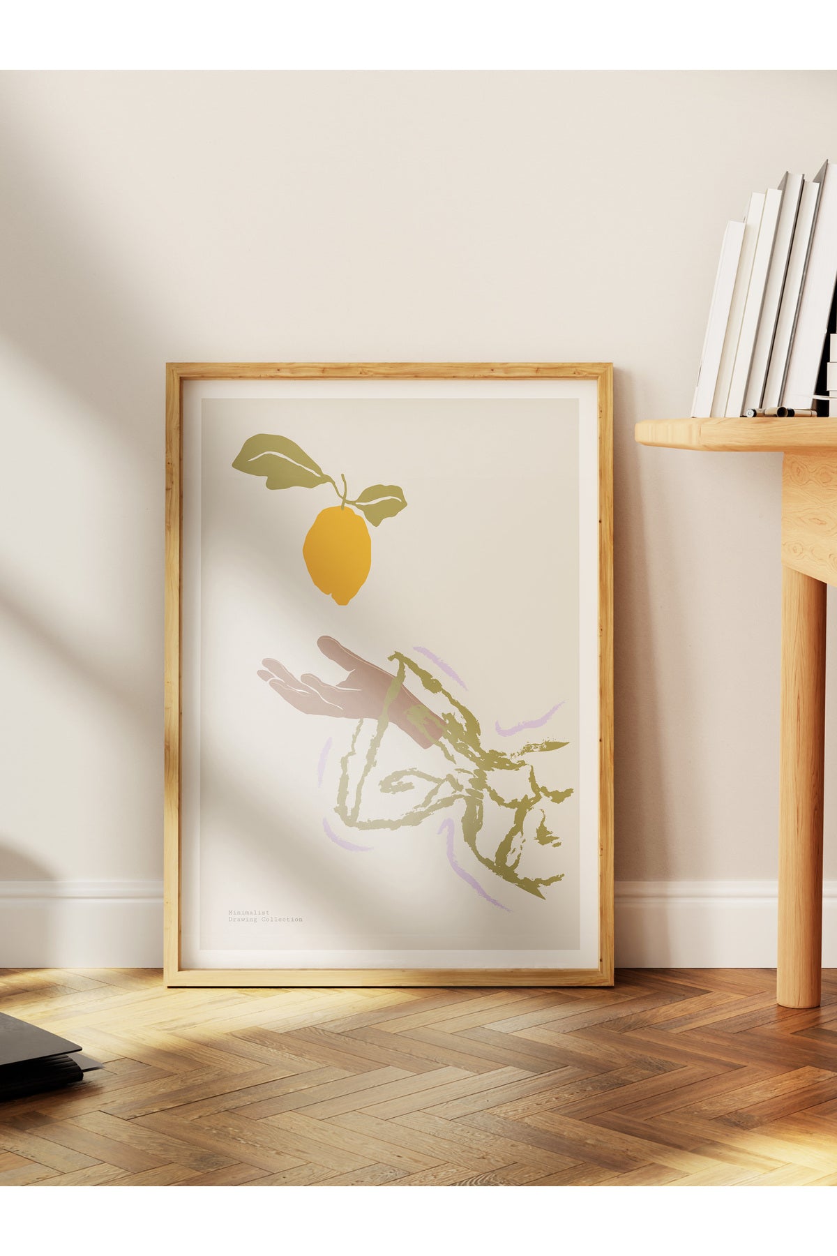 Soft Bohem Duvar Posteri, İskandinav Temalı Çerçevesiz Poster - Yatak Odası, Salon Duvar Dekoru