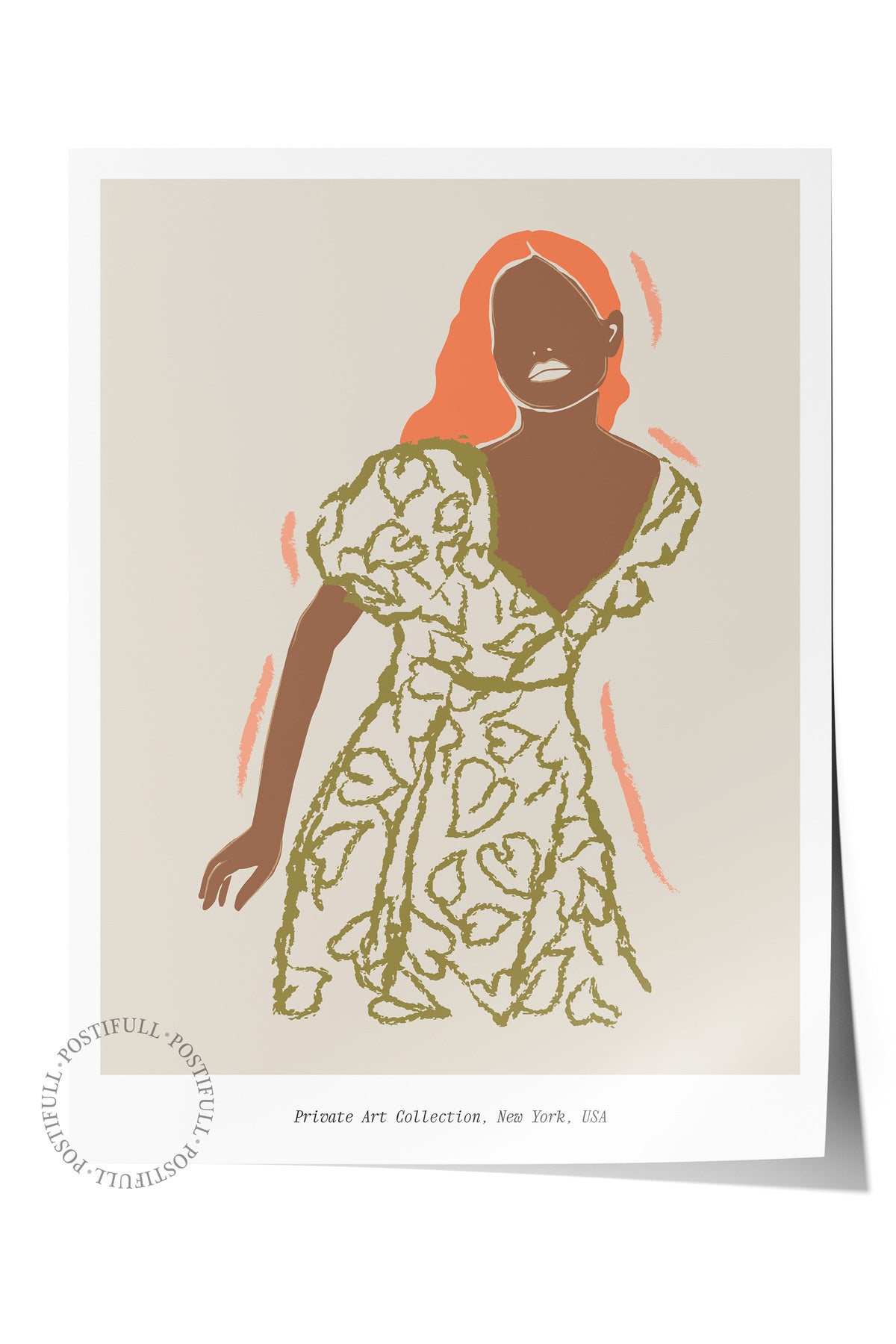 Soft Bohem Duvar Posteri, İskandinav Temalı Çerçevesiz Poster - Yatak Odası, Salon Duvar Dekoru