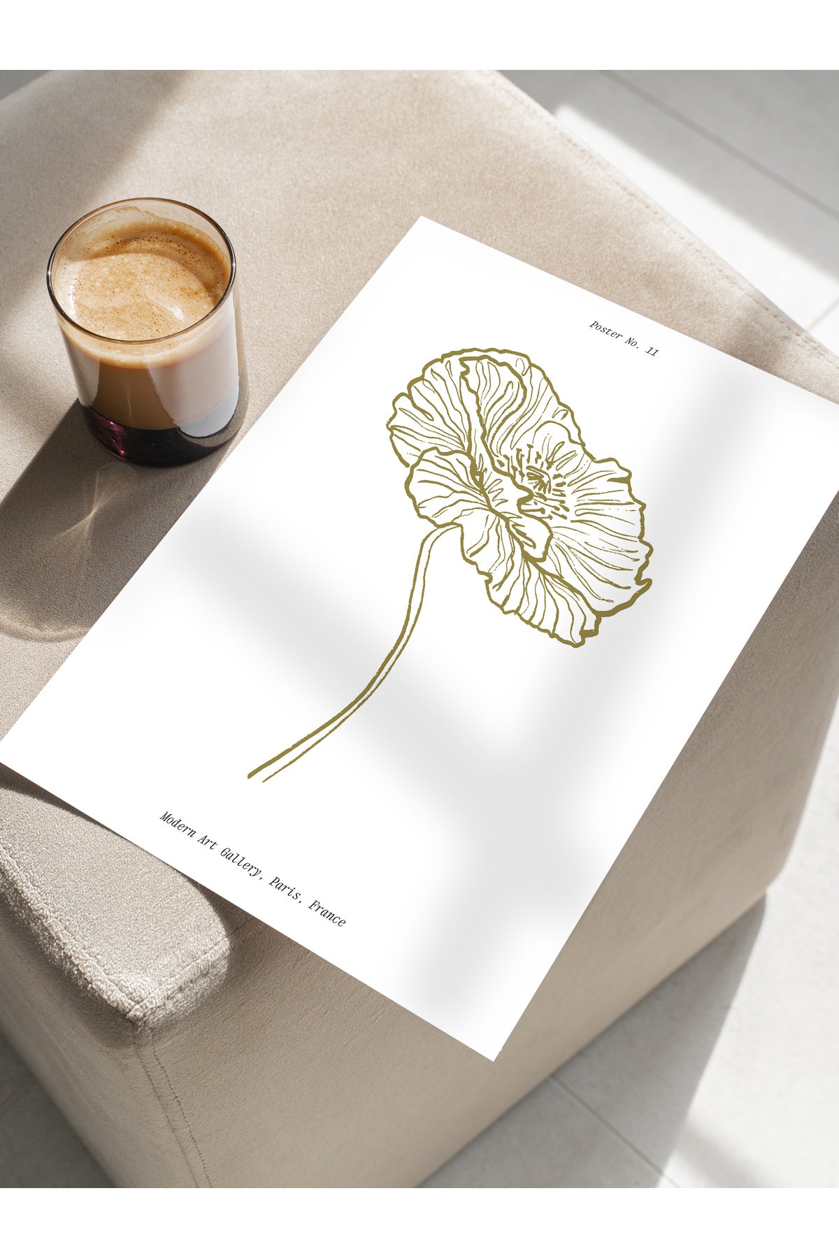 Soft Bohem Duvar Posteri, İskandinav Temalı Çerçevesiz Poster - Yatak Odası, Salon Duvar Dekoru