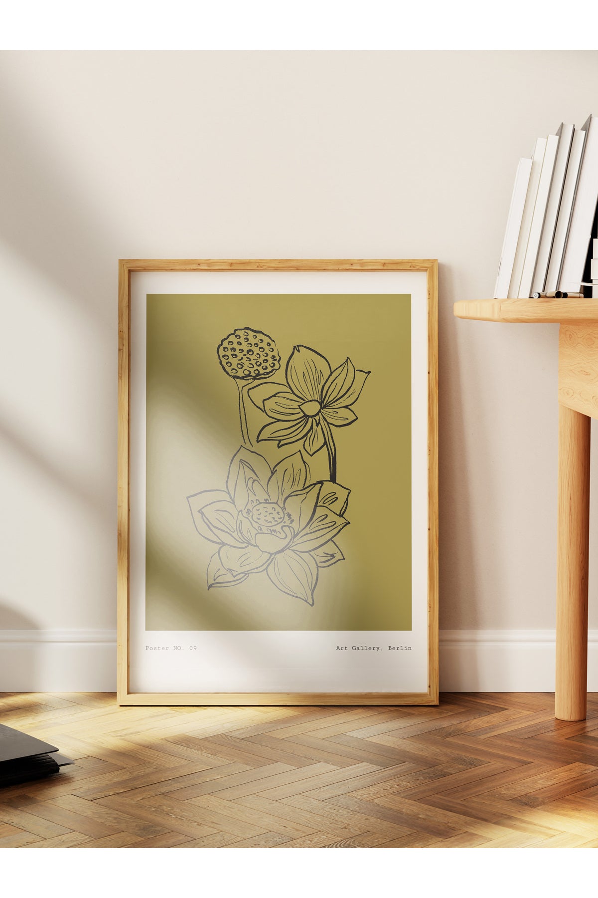 Soft Bohem Duvar Posteri, İskandinav Temalı Çerçevesiz Poster - Yatak Odası, Salon Duvar Dekoru