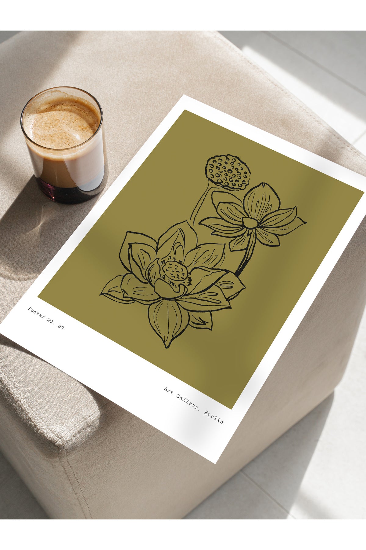 Soft Bohem Duvar Posteri, İskandinav Temalı Çerçevesiz Poster - Yatak Odası, Salon Duvar Dekoru