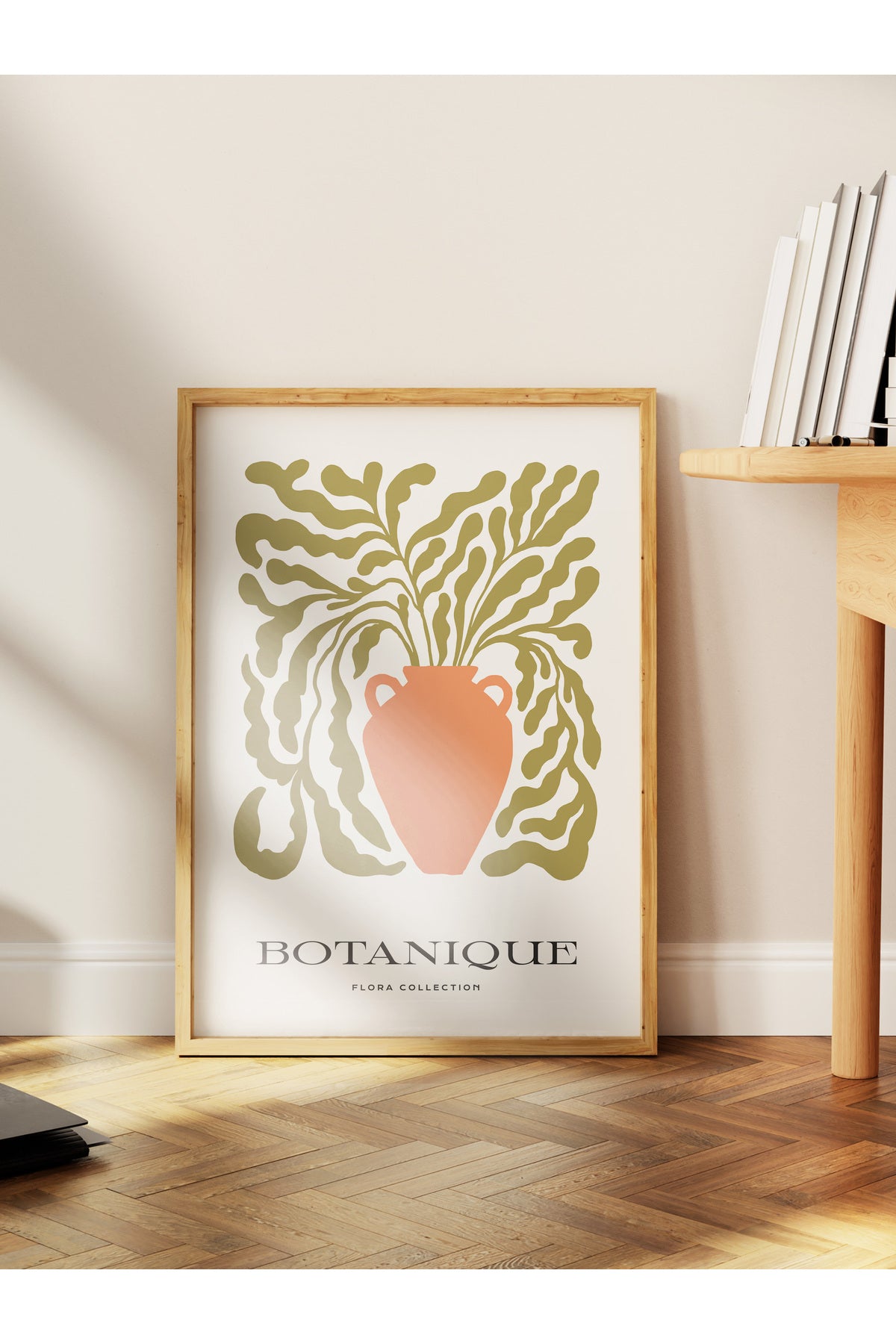 Soft Bohem Duvar Posteri, İskandinav Temalı Çerçevesiz Poster - Yatak Odası, Salon Duvar Dekoru