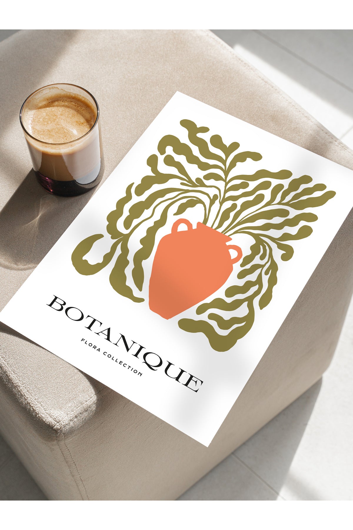 Soft Bohem Duvar Posteri, İskandinav Temalı Çerçevesiz Poster - Yatak Odası, Salon Duvar Dekoru