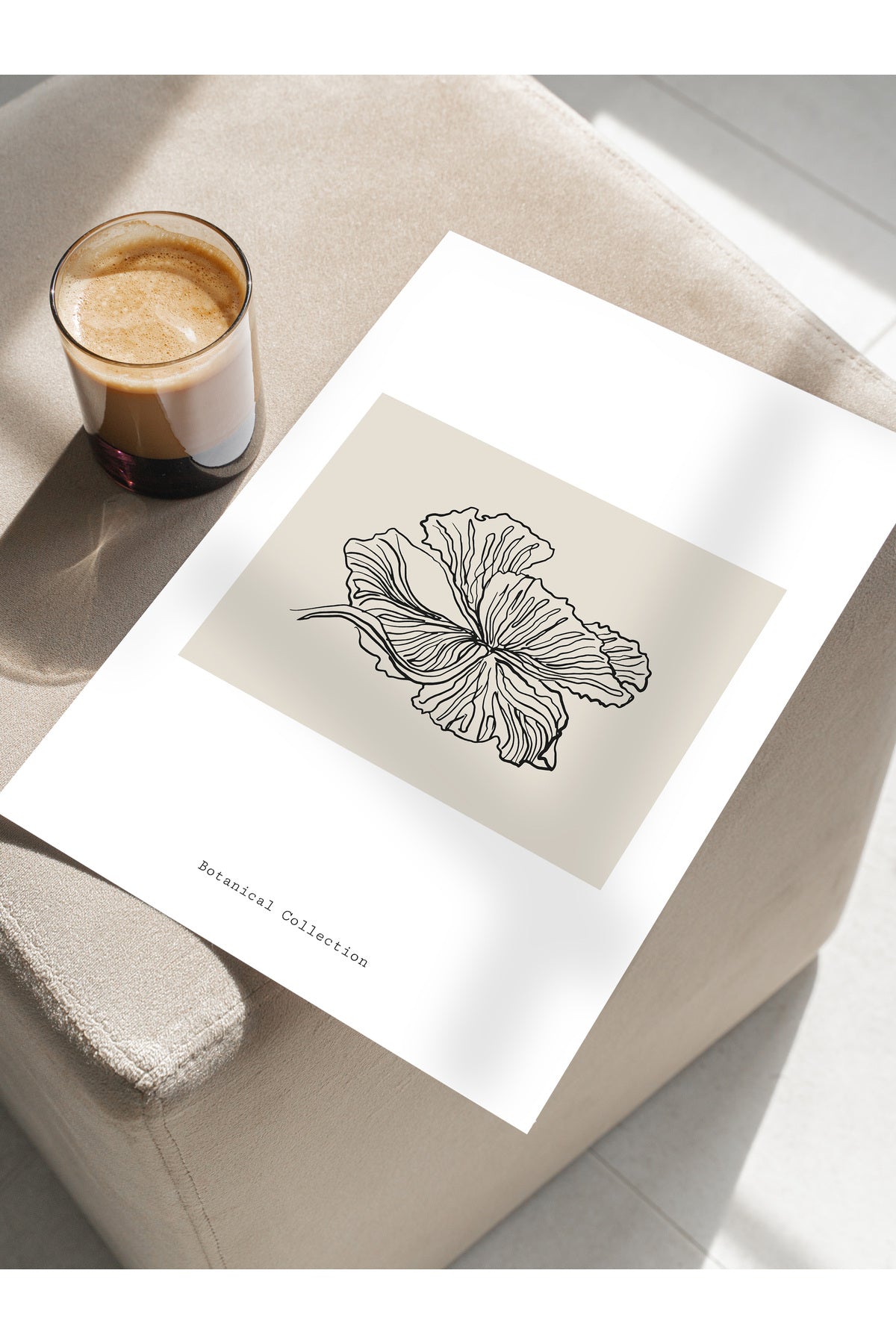 Soft Bohem Duvar Posteri, İskandinav Temalı Çerçevesiz Poster - Yatak Odası, Salon Duvar Dekoru