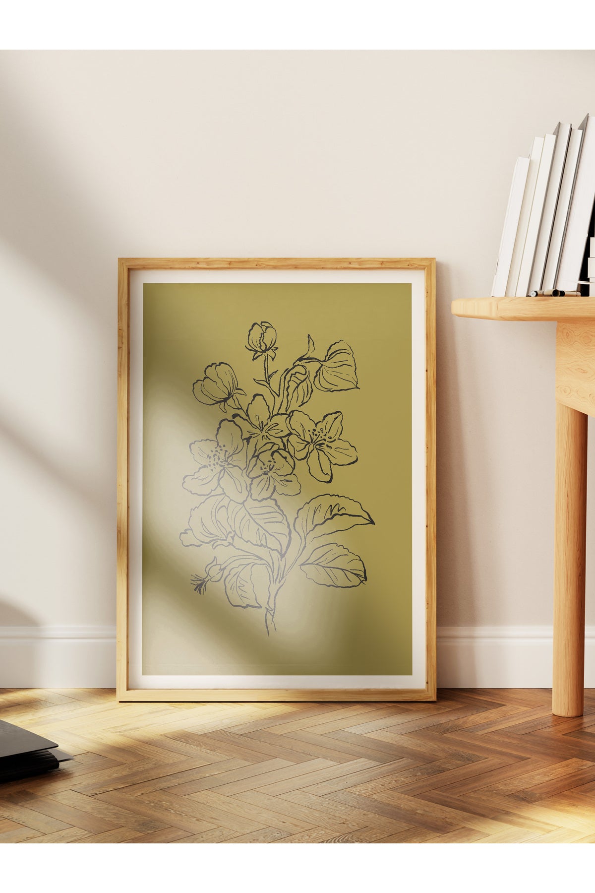 Soft Bohem Duvar Posteri, İskandinav Temalı Çerçevesiz Poster - Yatak Odası, Salon Duvar Dekoru