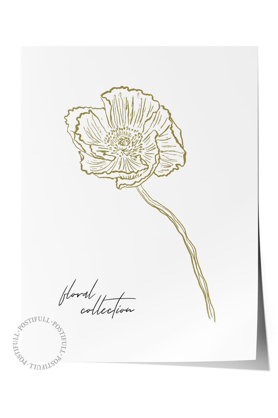 floral collection Bohem & Boho Çerçevesiz Poster