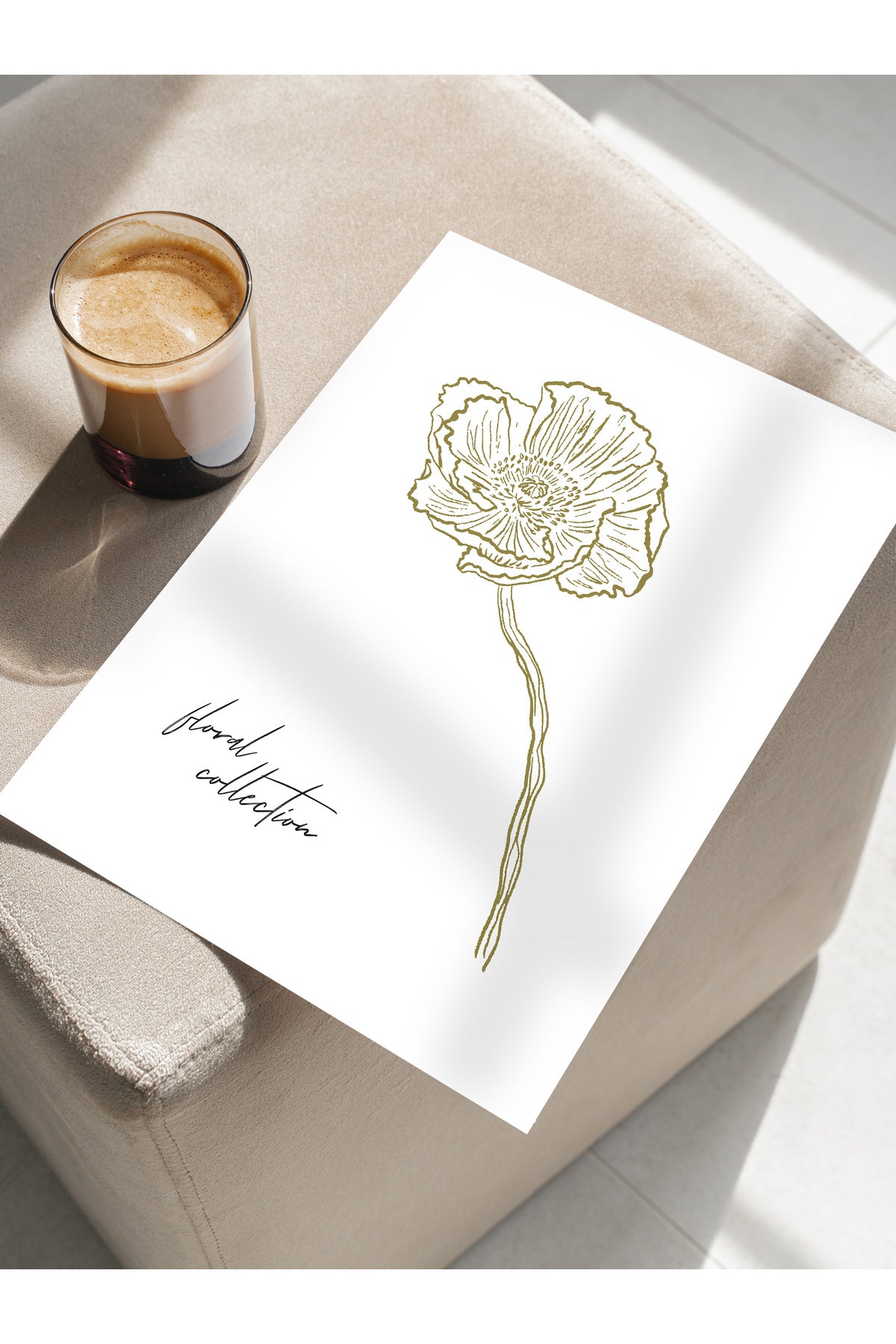 Soft Bohem Duvar Posteri, İskandinav Temalı Çerçevesiz Poster - Yatak Odası, Salon Duvar Dekoru