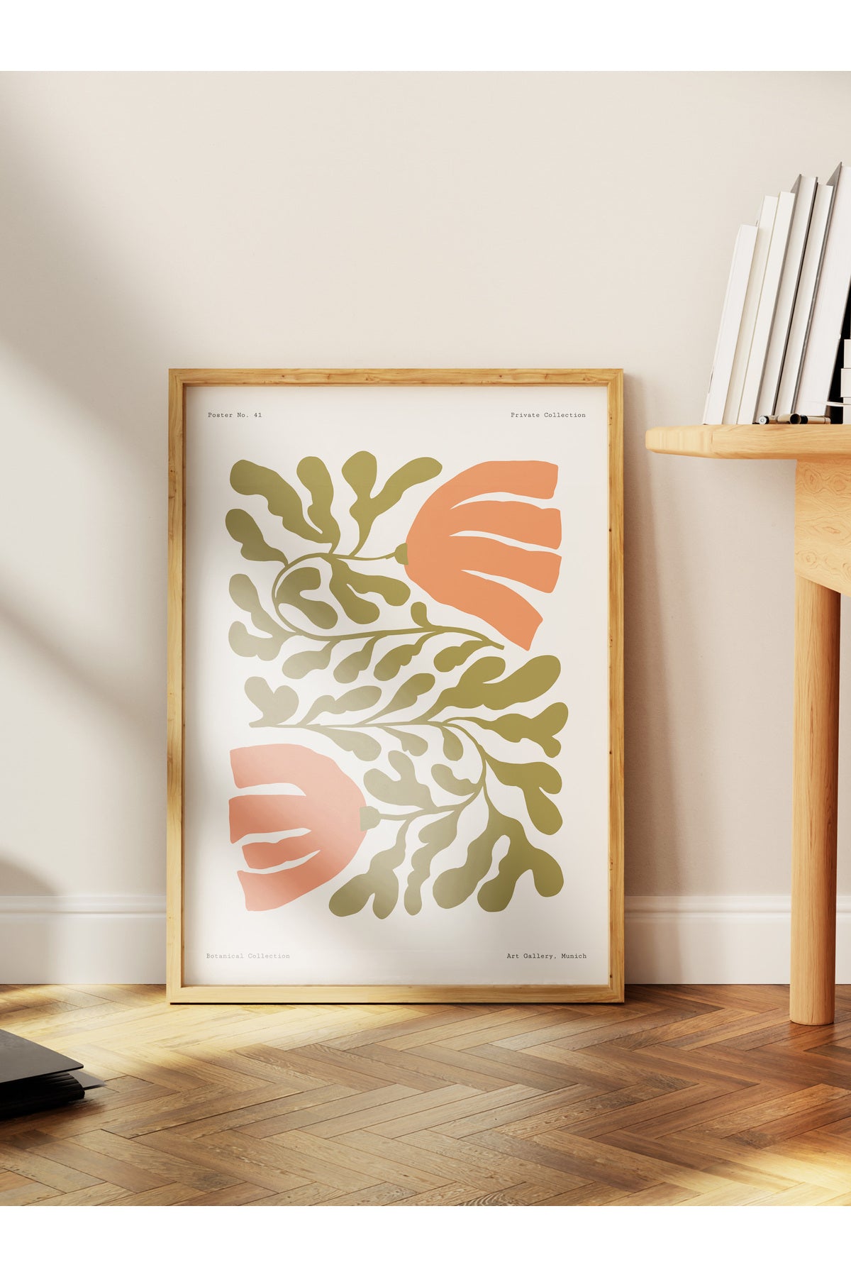Soft Bohem Duvar Posteri, İskandinav Temalı Çerçevesiz Poster - Yatak Odası, Salon Duvar Dekoru