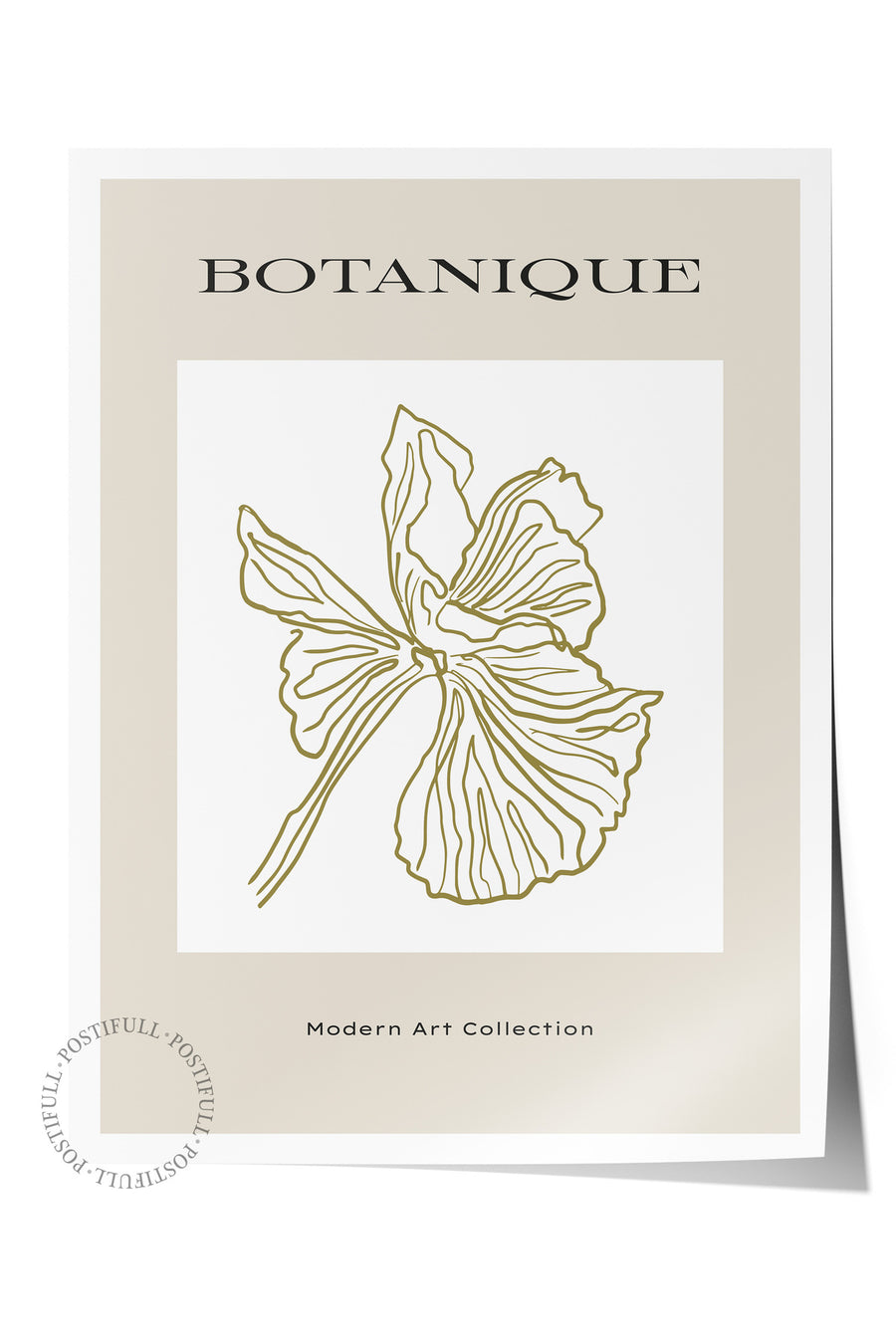 Farklı Tonlarda BOTANIQUE Bohem & Boho Çerçevesiz Poster
