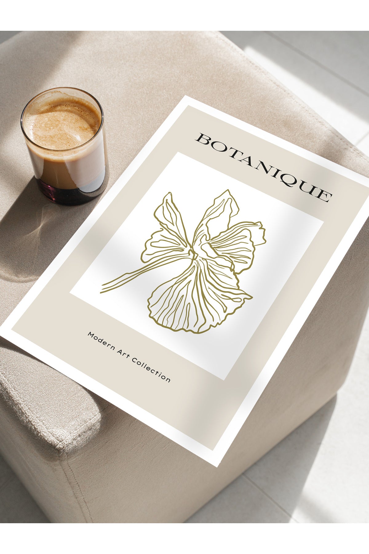 Soft Bohem Duvar Posteri, İskandinav Temalı Çerçevesiz Poster - Yatak Odası, Salon Duvar Dekoru